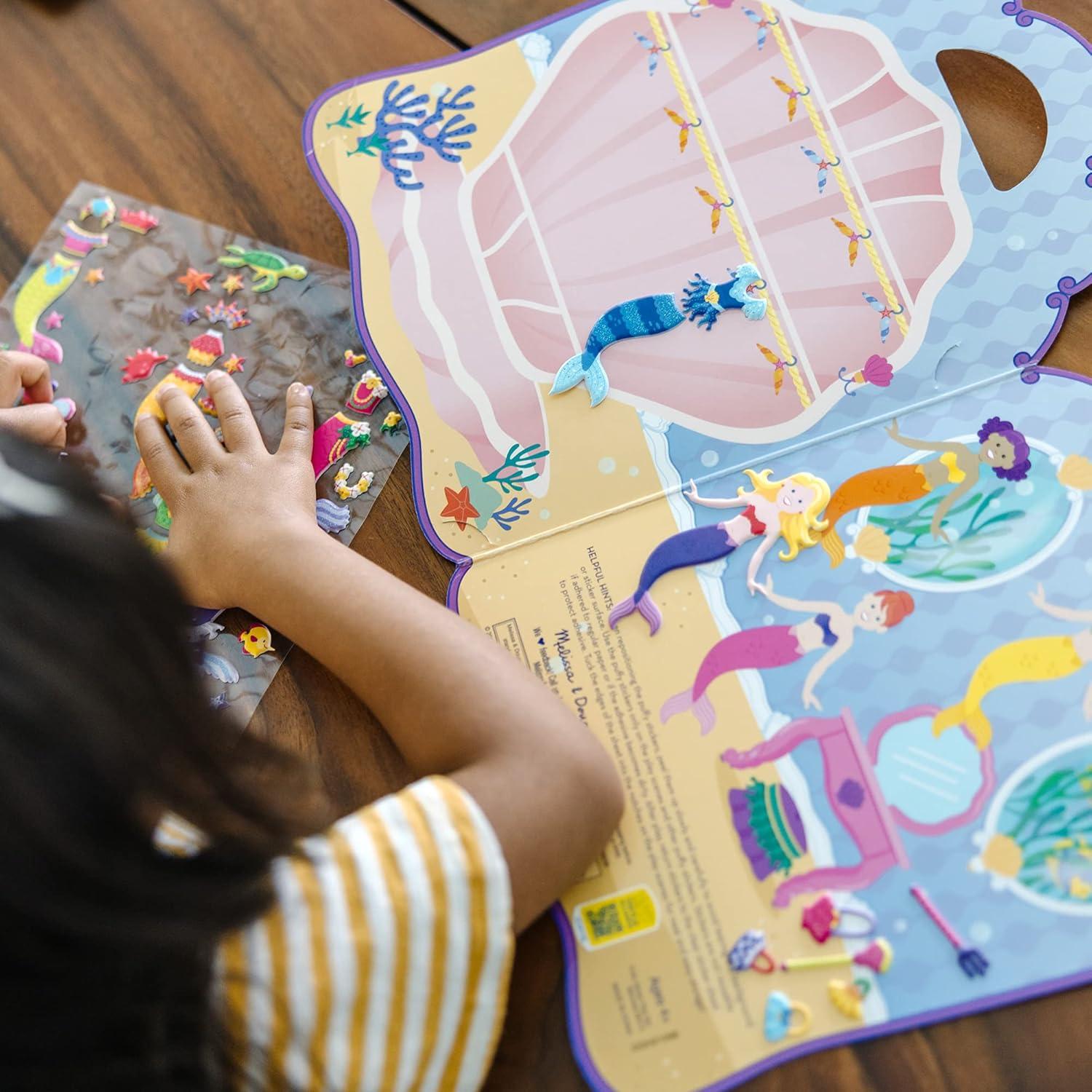 Conjunto de Pegatinas Espumosas Reutilizables Melissa & Doug