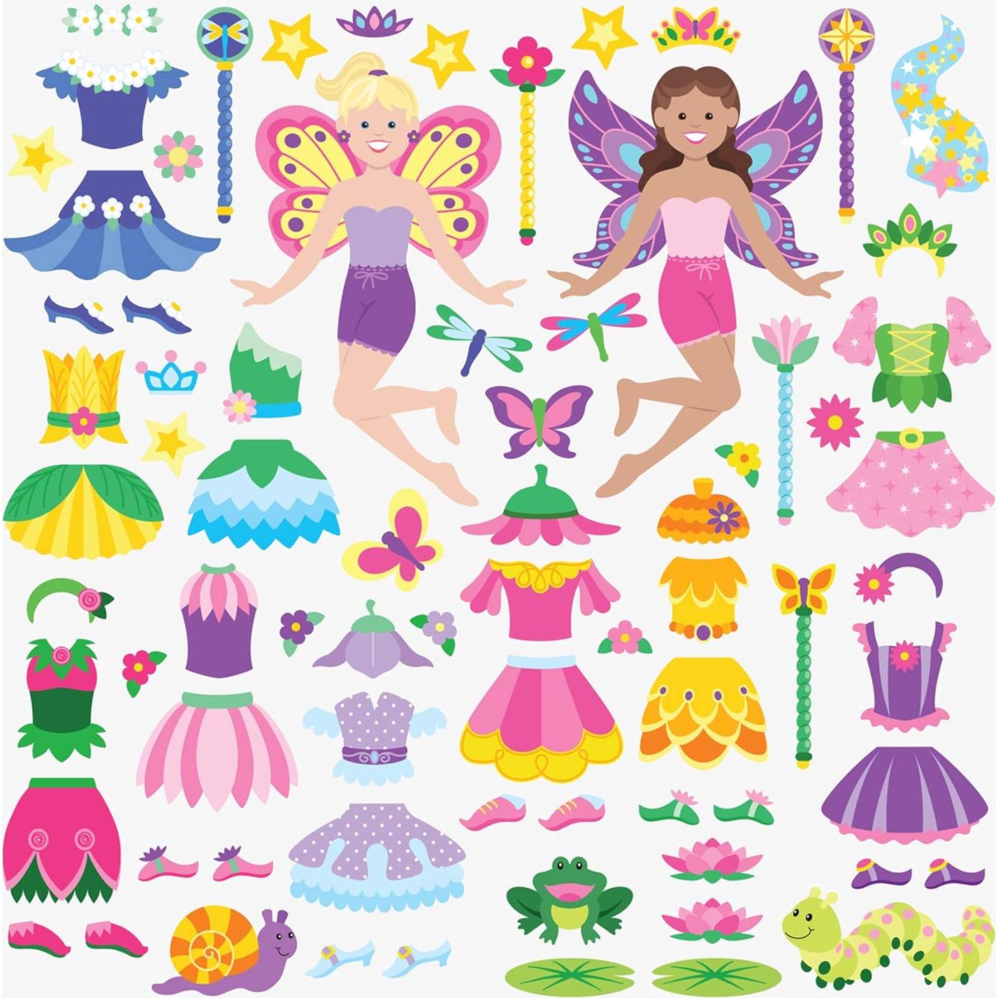 Conjunto de Pegatinas Espumosas Reutilizables Melissa & Doug