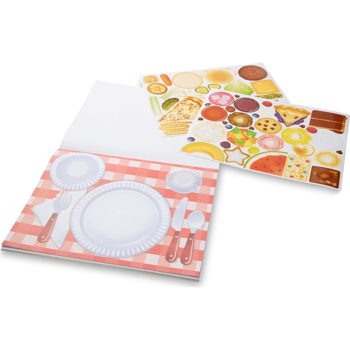 Almohadilla de Pegatinas Melissa & Doug - Comida 225+ Piezas