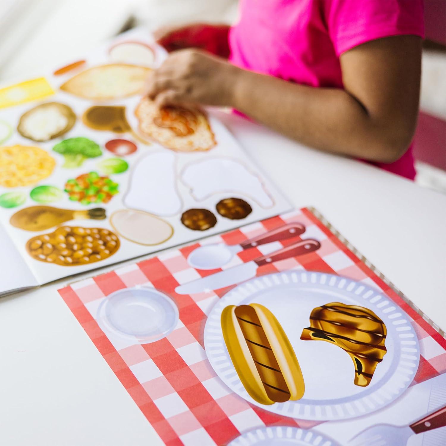 Almohadilla de Pegatinas Melissa & Doug - Comida 225+ Piezas