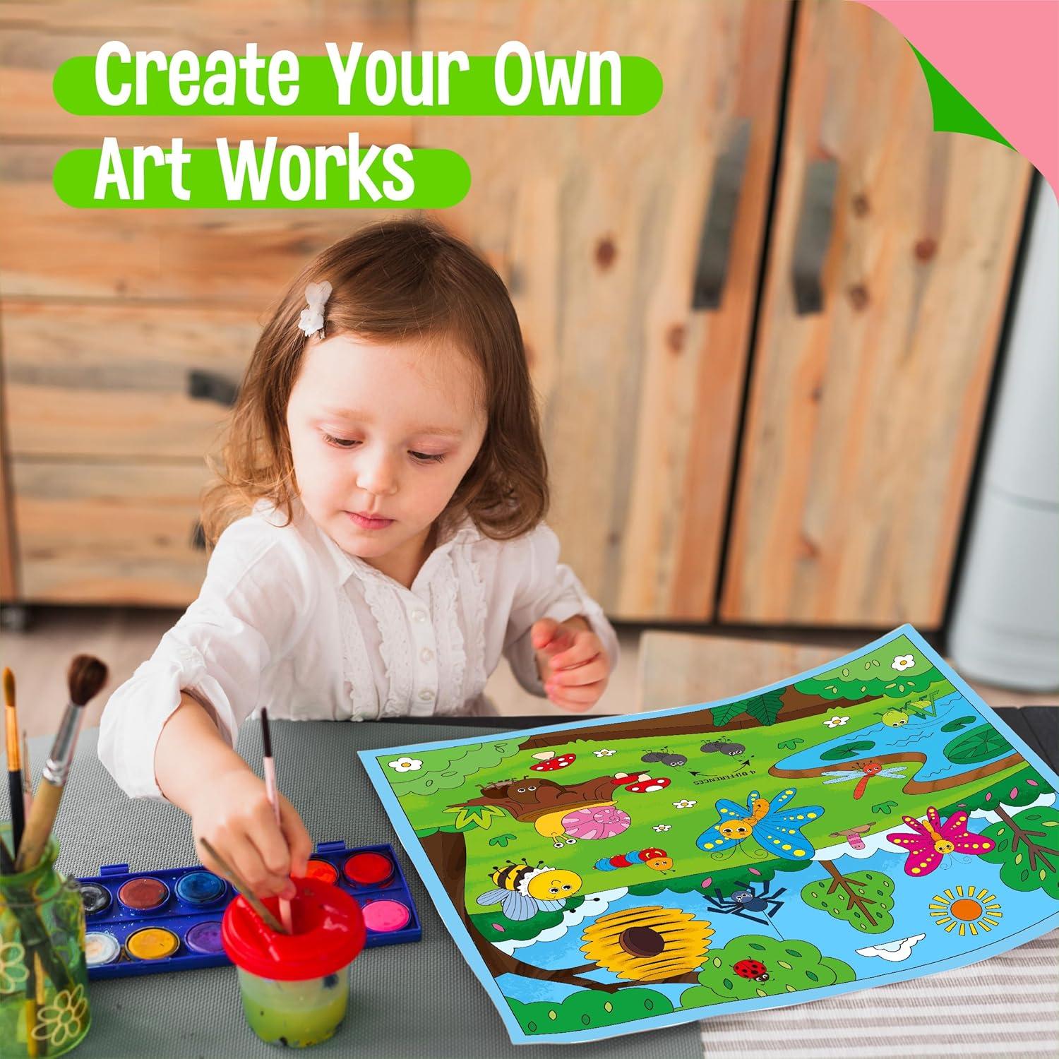 Bloc de Actividades con Pegatinas Reutilizables SpriteGru 33x28cm