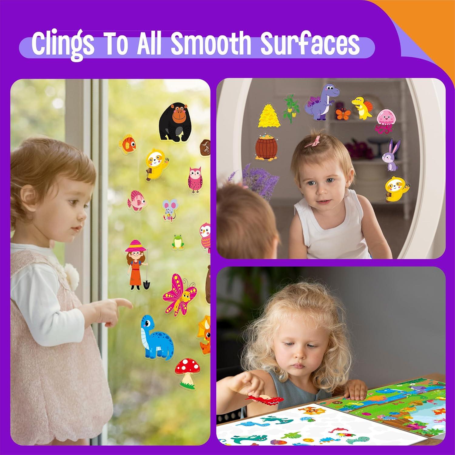 Bloc de Actividades con Pegatinas Reutilizables SpriteGru 33x28cm