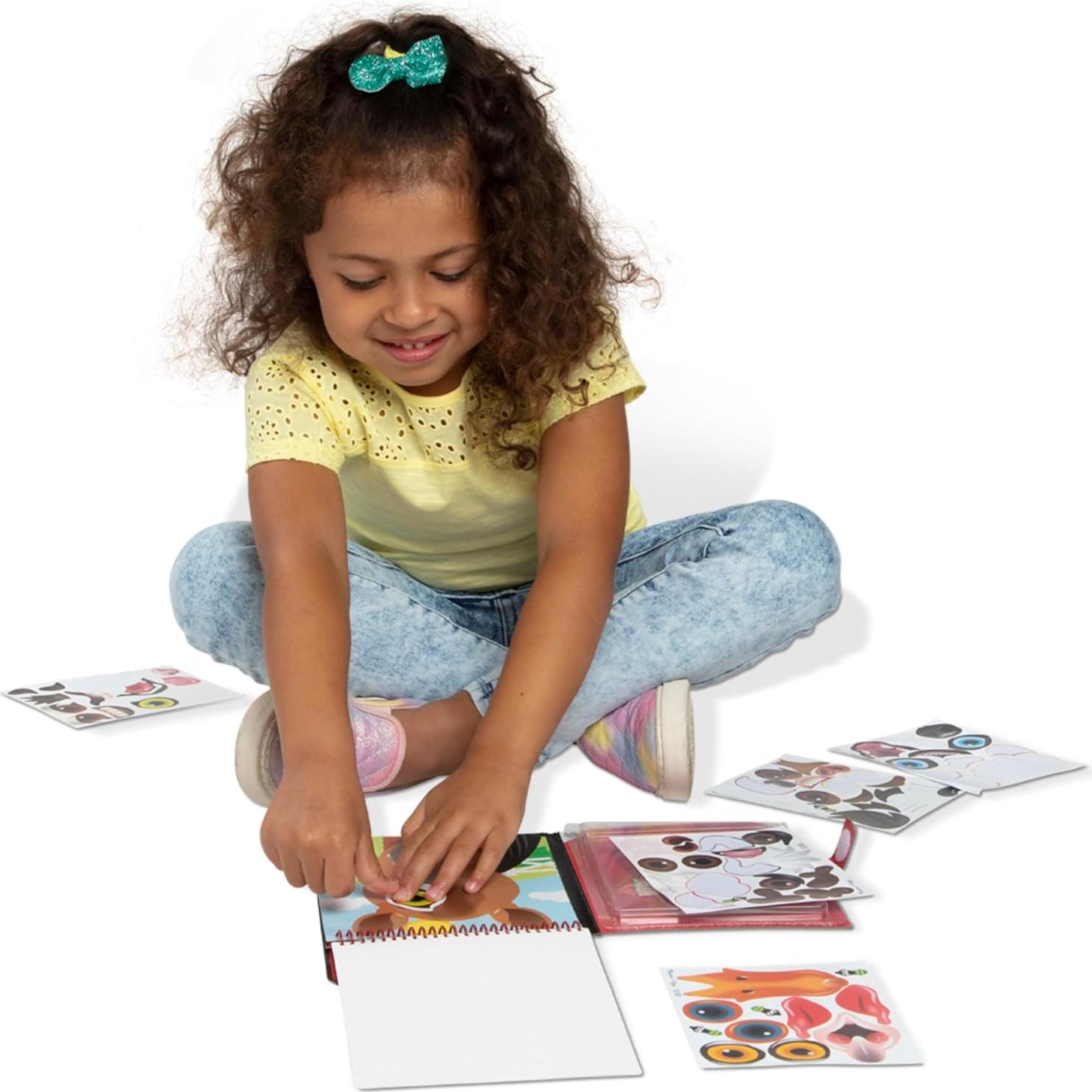 Almohadilla de Pegatinas Reutilizables Melissa & Doug - Granja