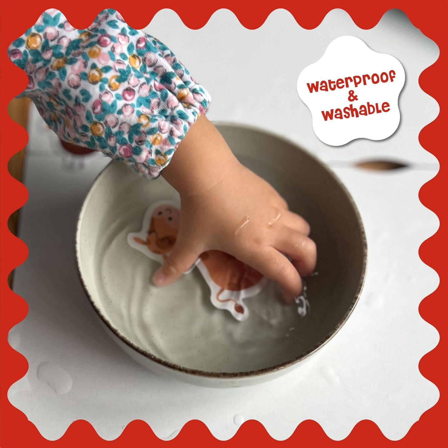 Stick4Ever Libro de Stickers de Gel DINO MINI - Granja 50 Piezas