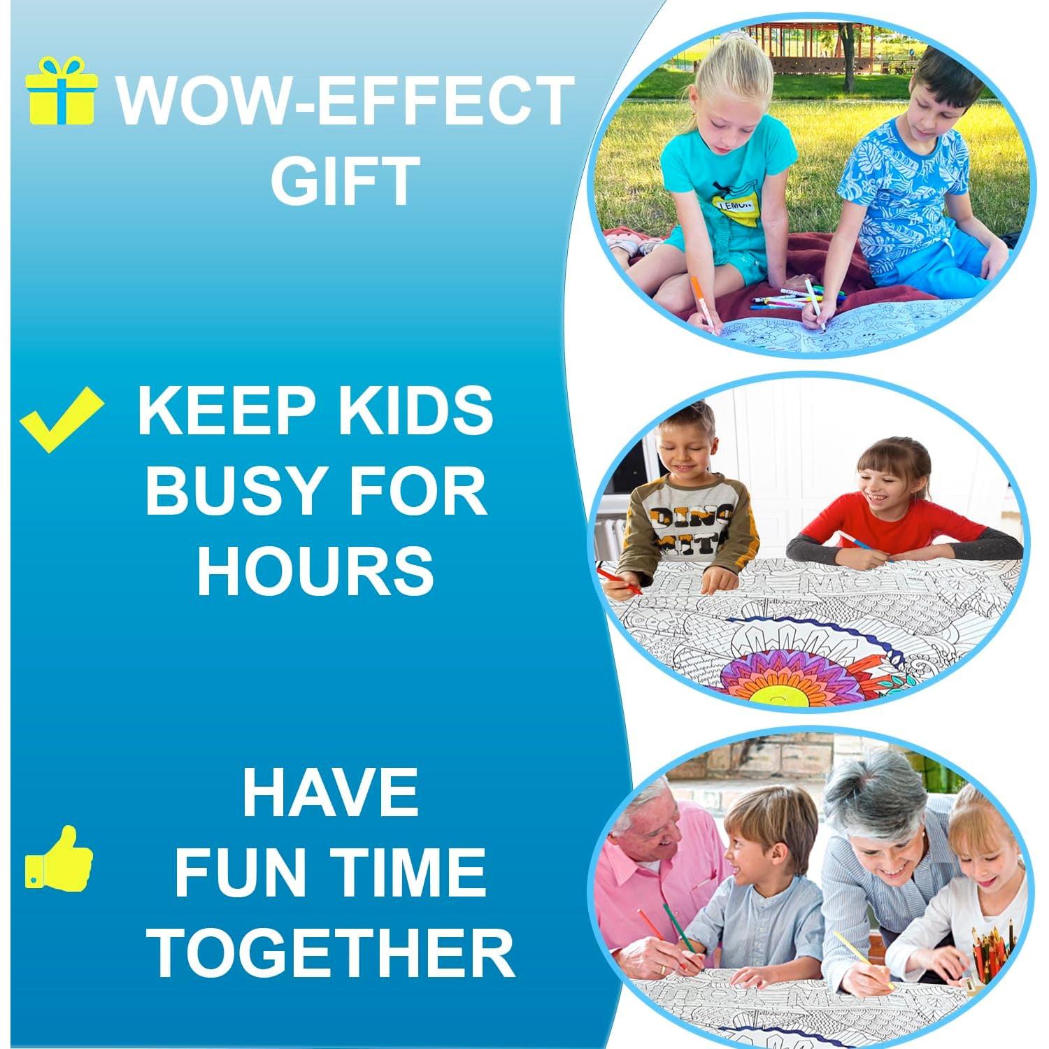 Póster de Colorear Gigante ALEX Art Paisaje Marino 97.79x67.78cm