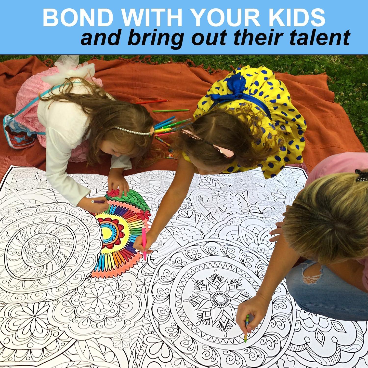 Póster de Colorear Jumbo ALNETI - Motivacional 98.1x67.8cm