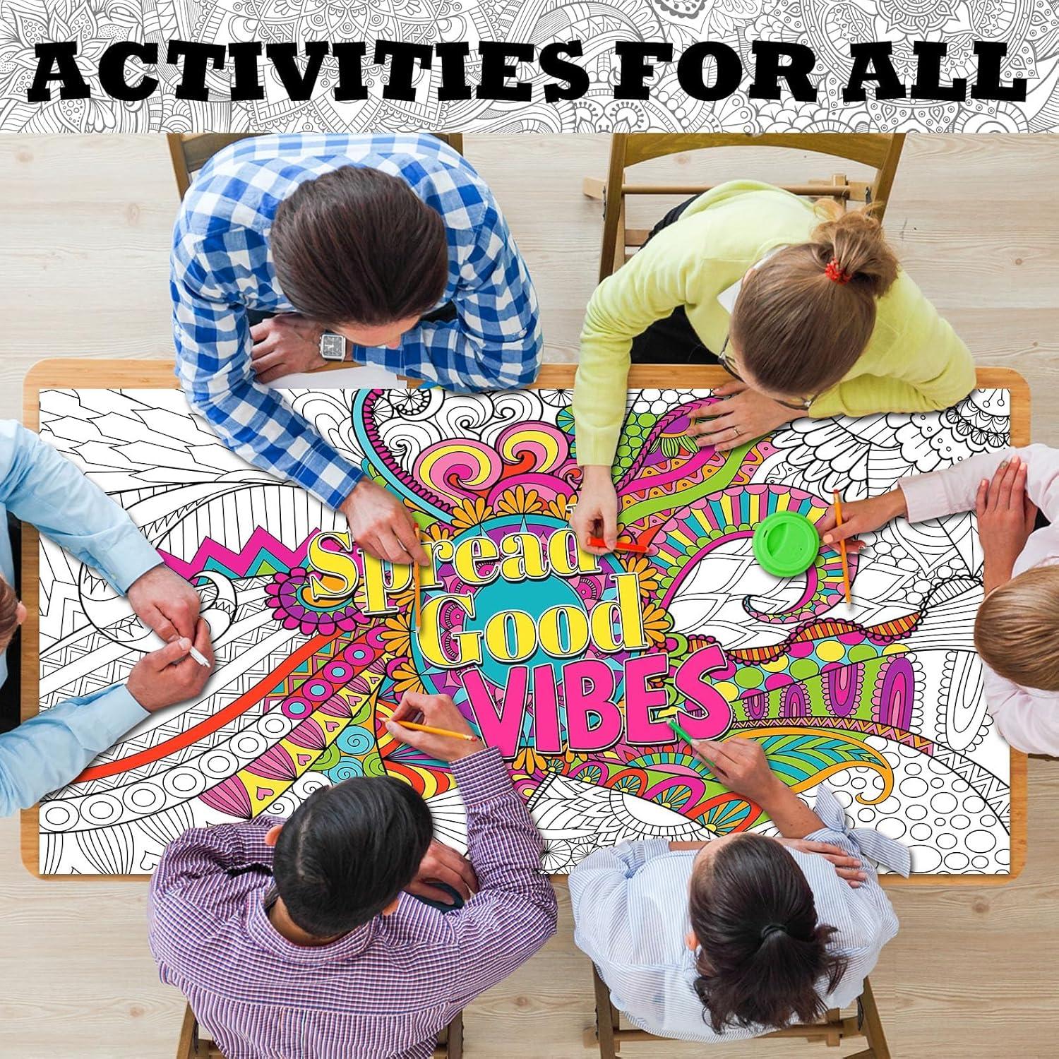 Póster de Colorear Gigante Naozinebi 63.5x127cm Motivacional