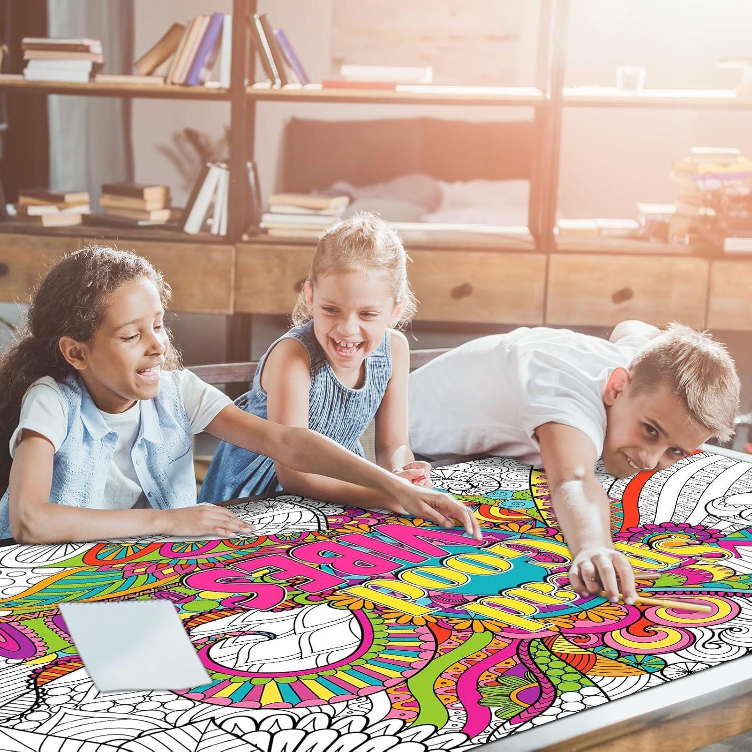 Póster de Colorear Gigante Naozinebi 63.5x127cm Motivacional