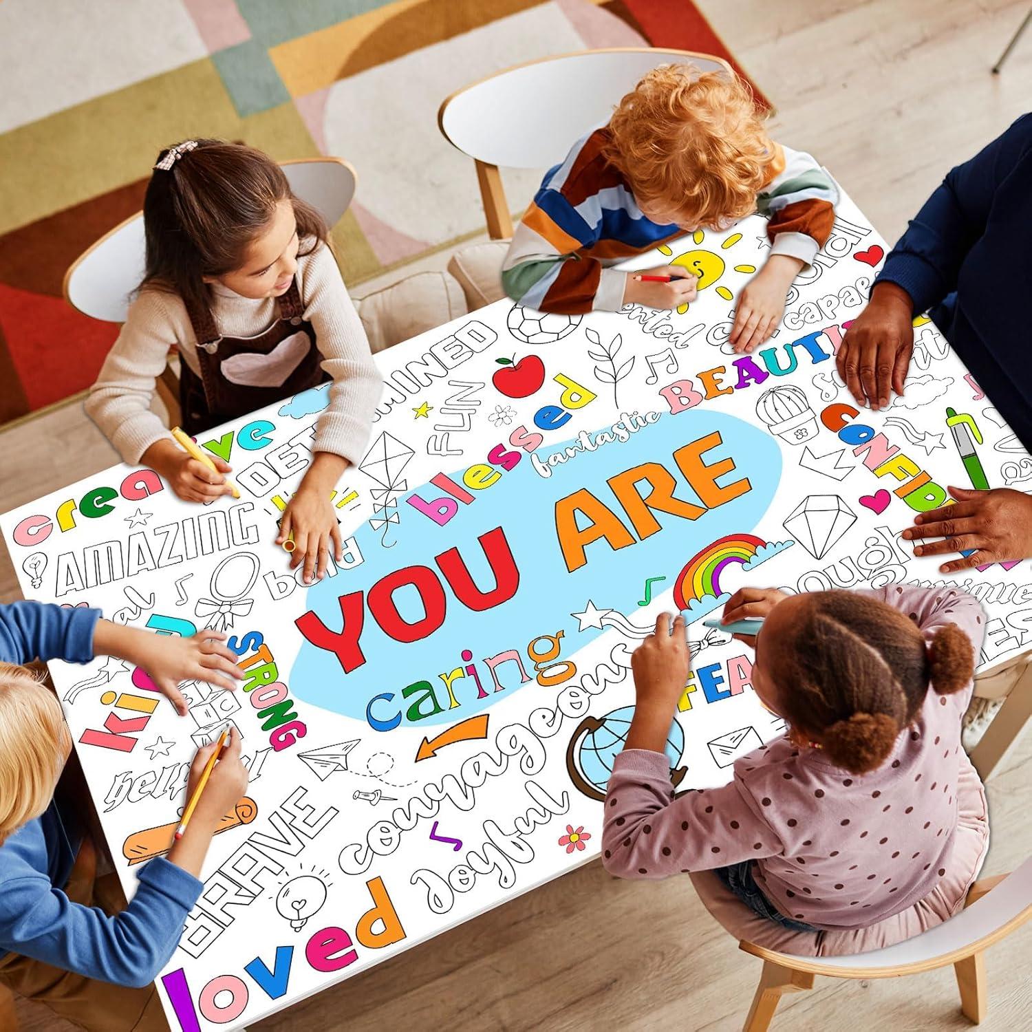 Póster Gigante de Colorear Positivo 80x110cm Naozinebi