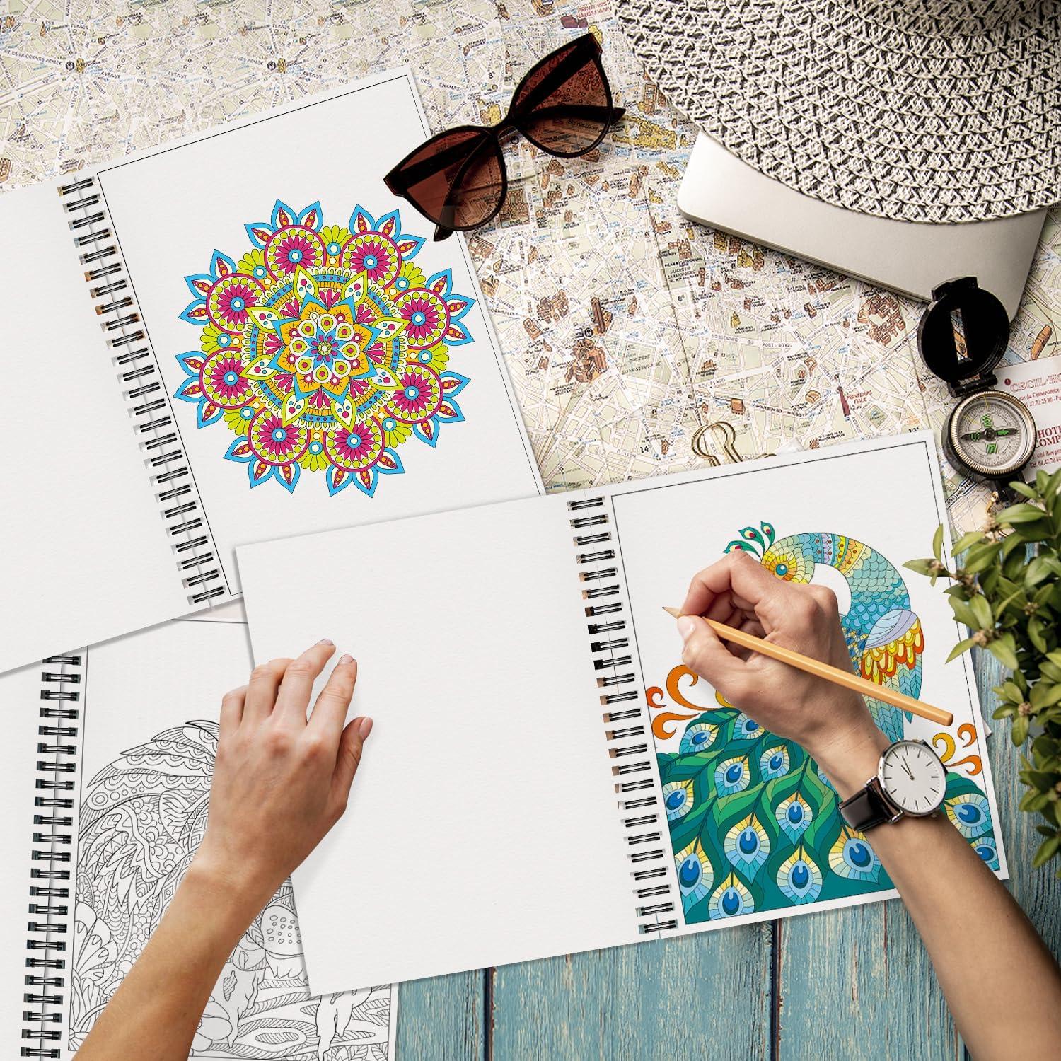 Juego de 3 Libros para Colorear Adultos Kalysky - Relajación