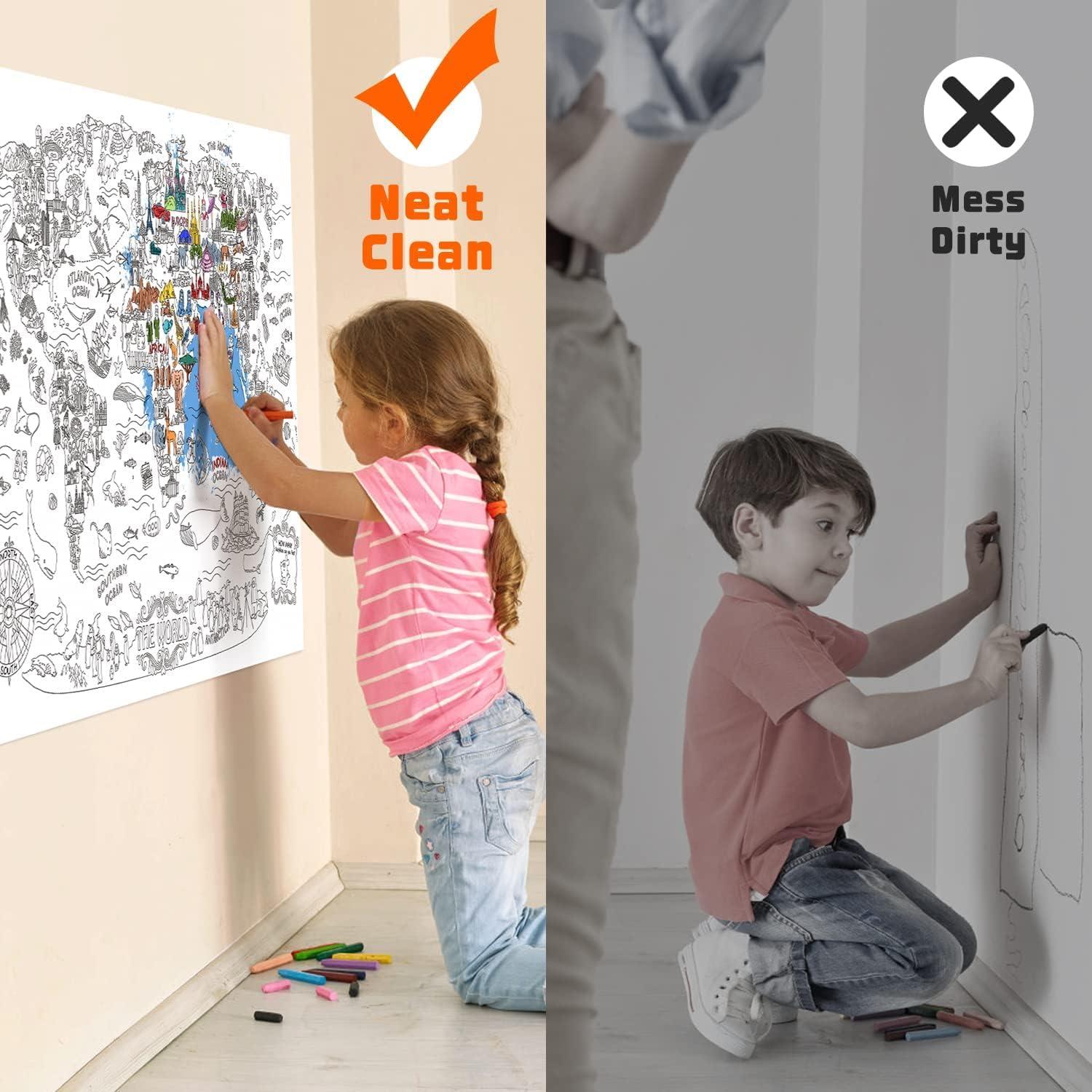 Póster para Colorear Gigante Jar Melo 115 x 80 cm para Niños