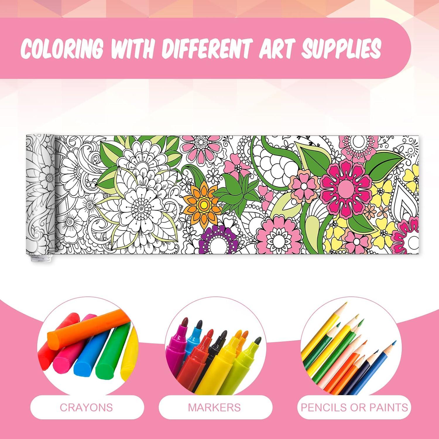 Pósters para Colorear Gigantes Colarr - 3 Hojas 300x30 cm