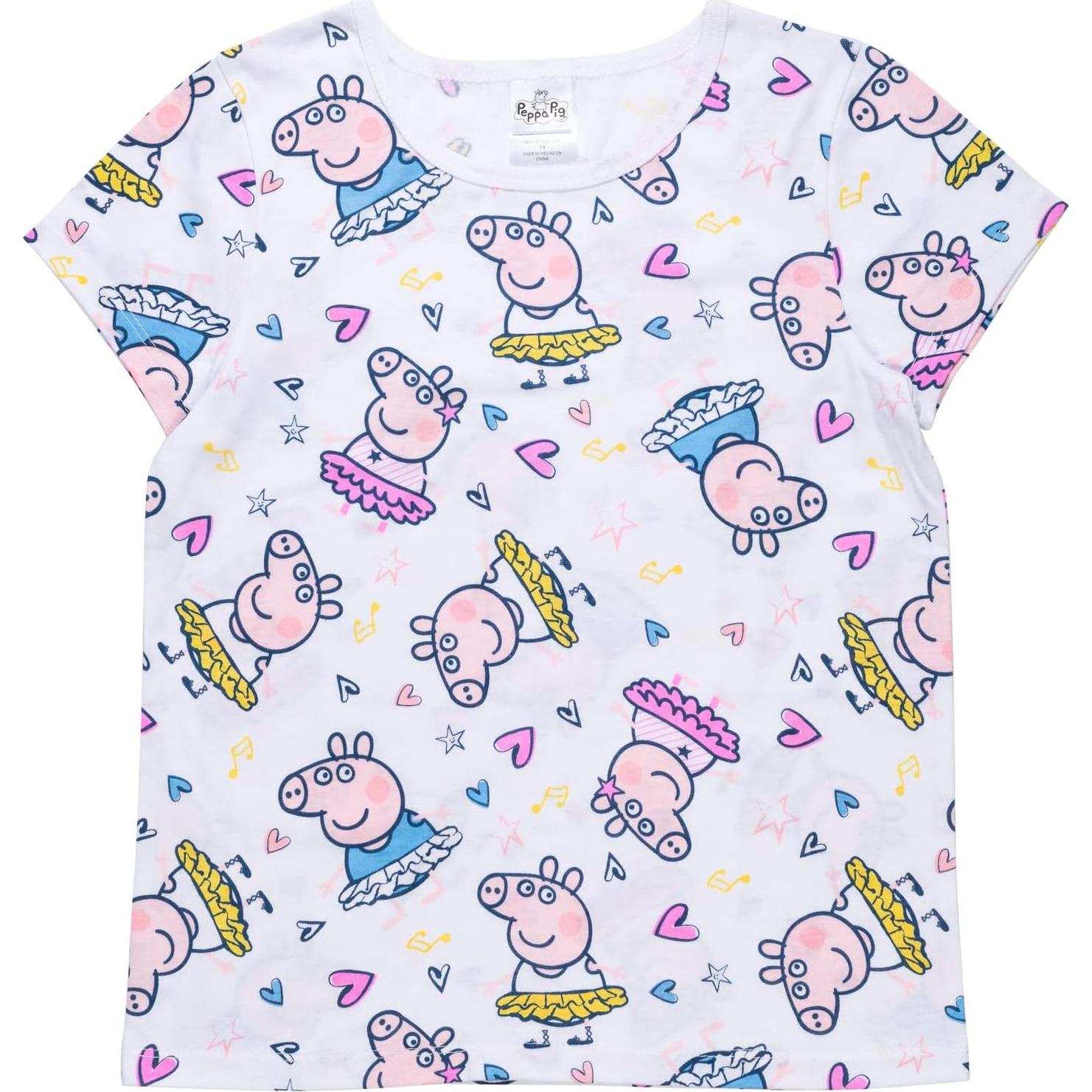 Camisetas Peppa Pig para Niñas - Paquete de 3 - 3T