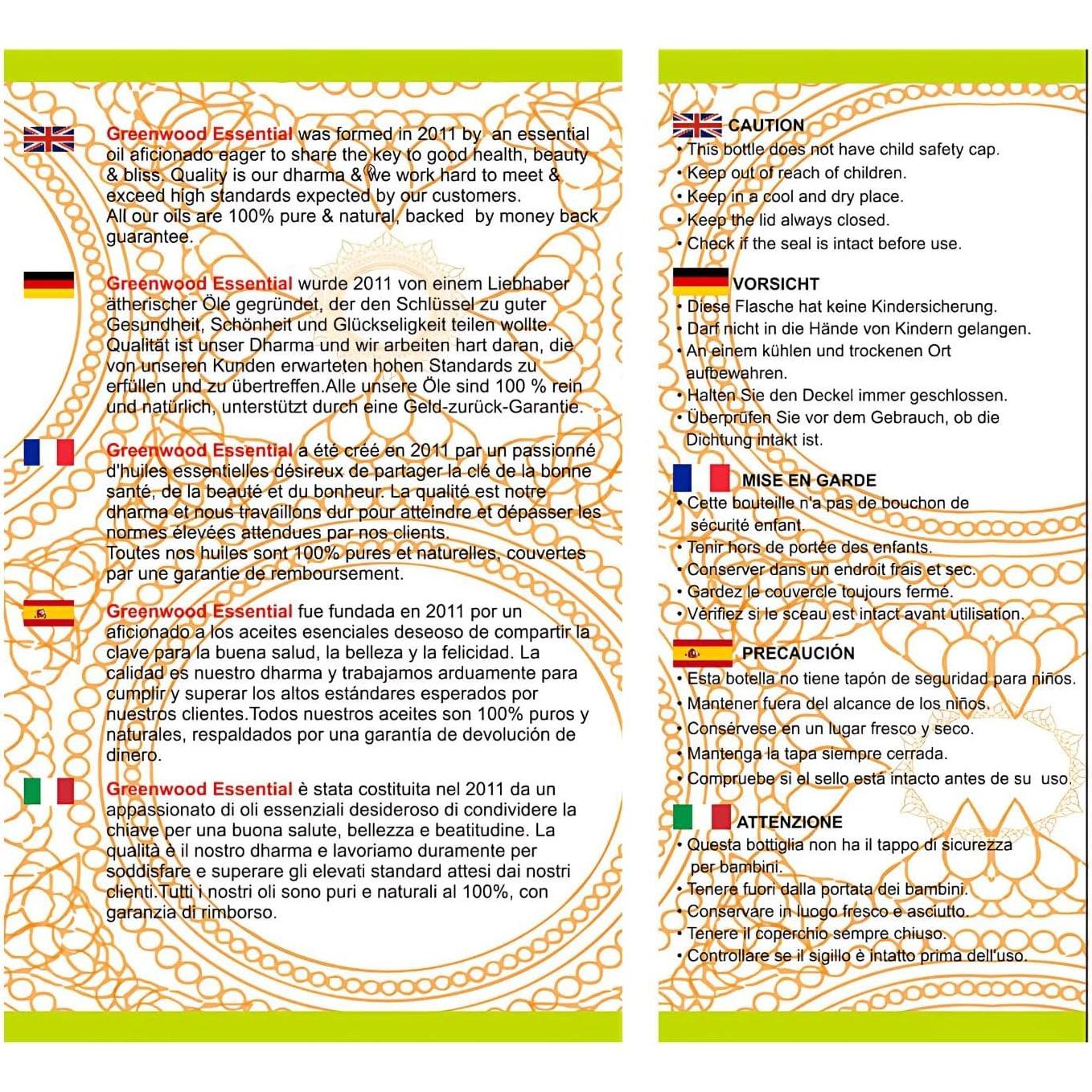 Aceite Puro de Babchi Greenwood Essential 15ml Prensado en Frío