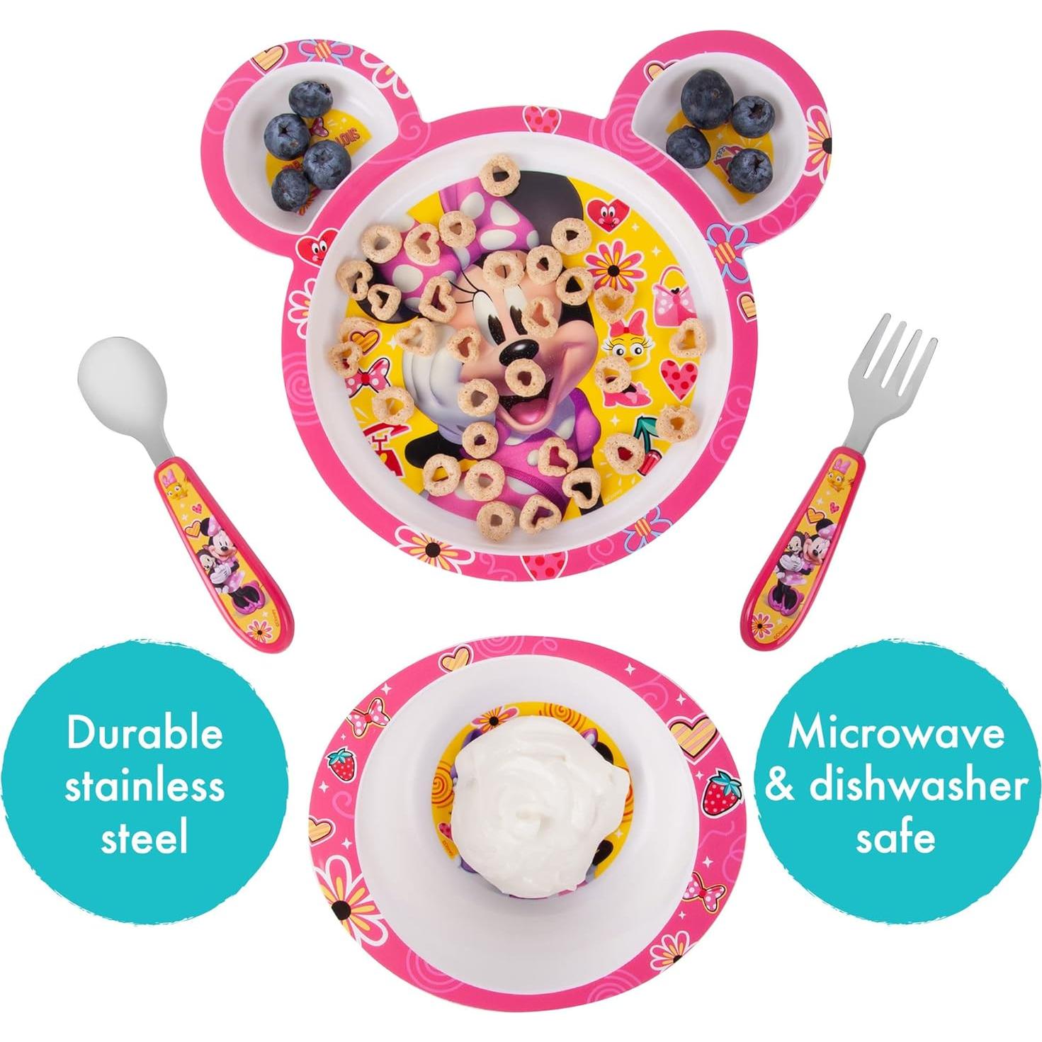 Set de vajilla Minnie Mouse 4 piezas - Apto microondas