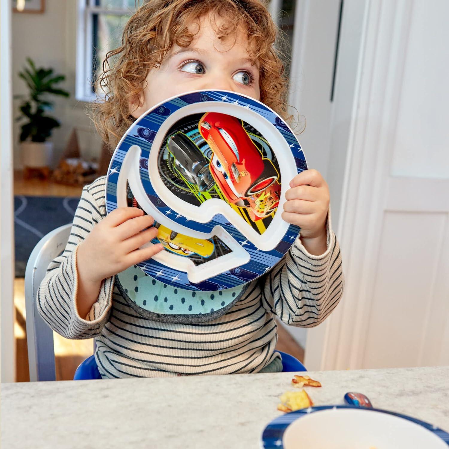 Juego de Vajilla Disney Pixar Cars - 4 Piezas para Niños