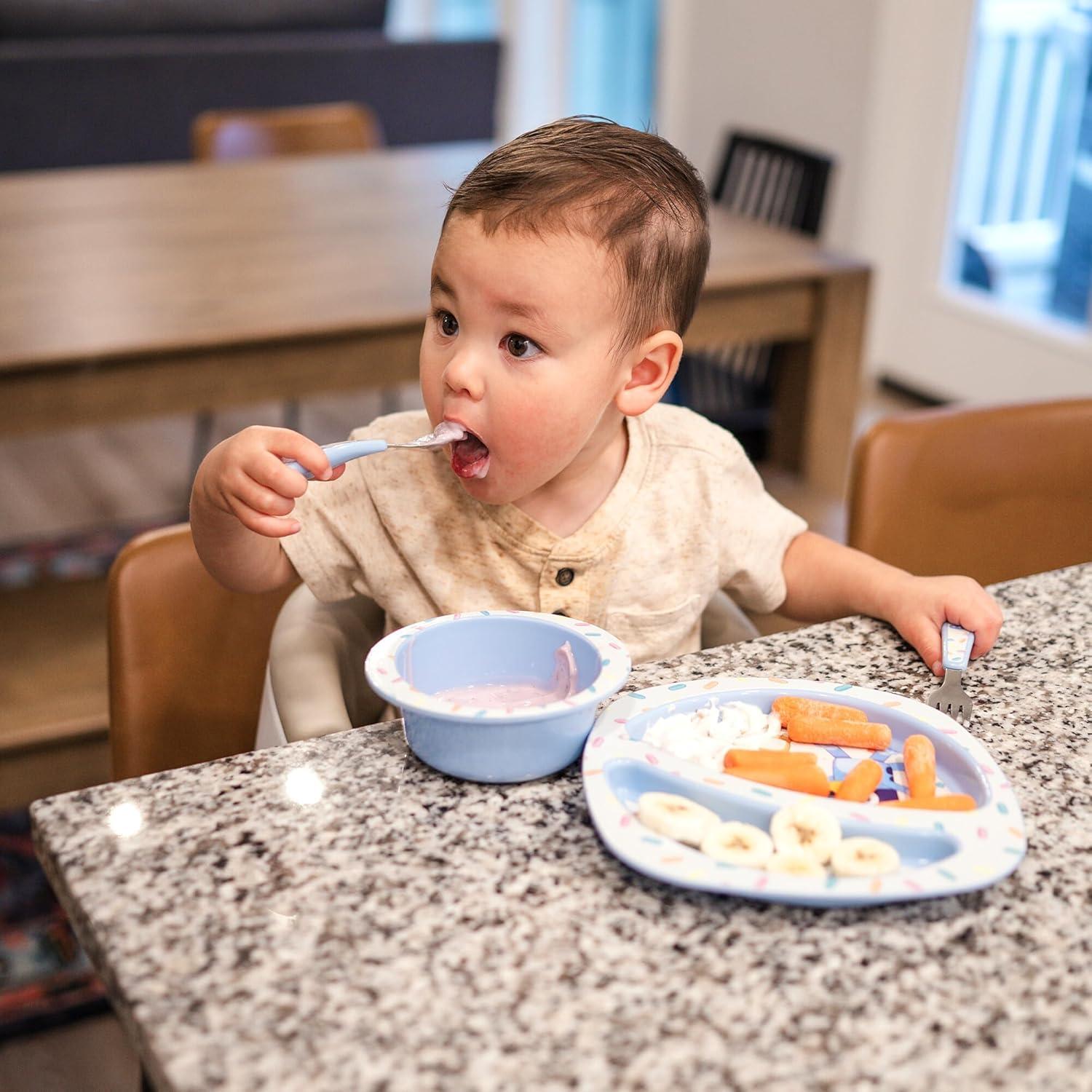 Set de Comida Bluey 4 Piezas para Niños - Libre de BPA