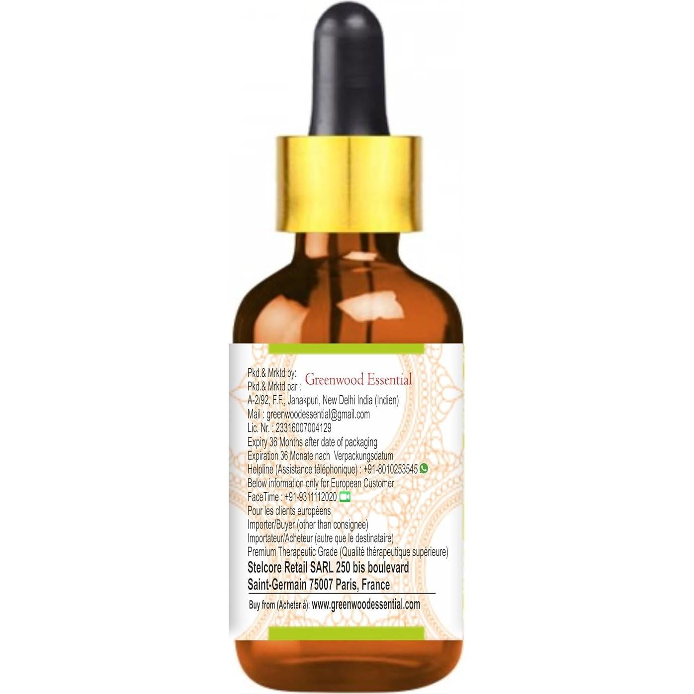 Aceite Esencial de Mostaza 30ml Greenwood | Prensado en Frío | Natural