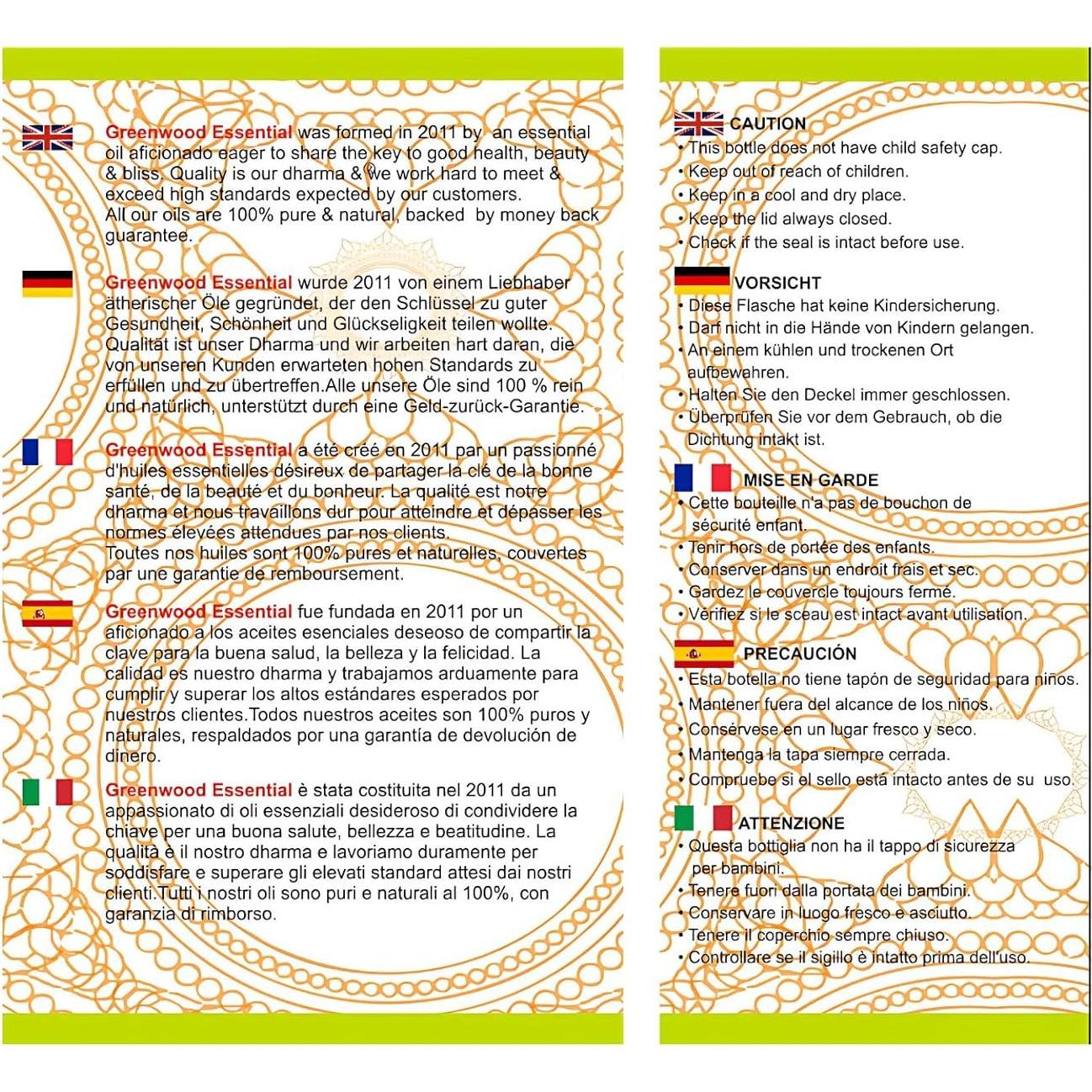 Aceite Esencial de Mostaza 30ml Greenwood | Prensado en Frío | Natural