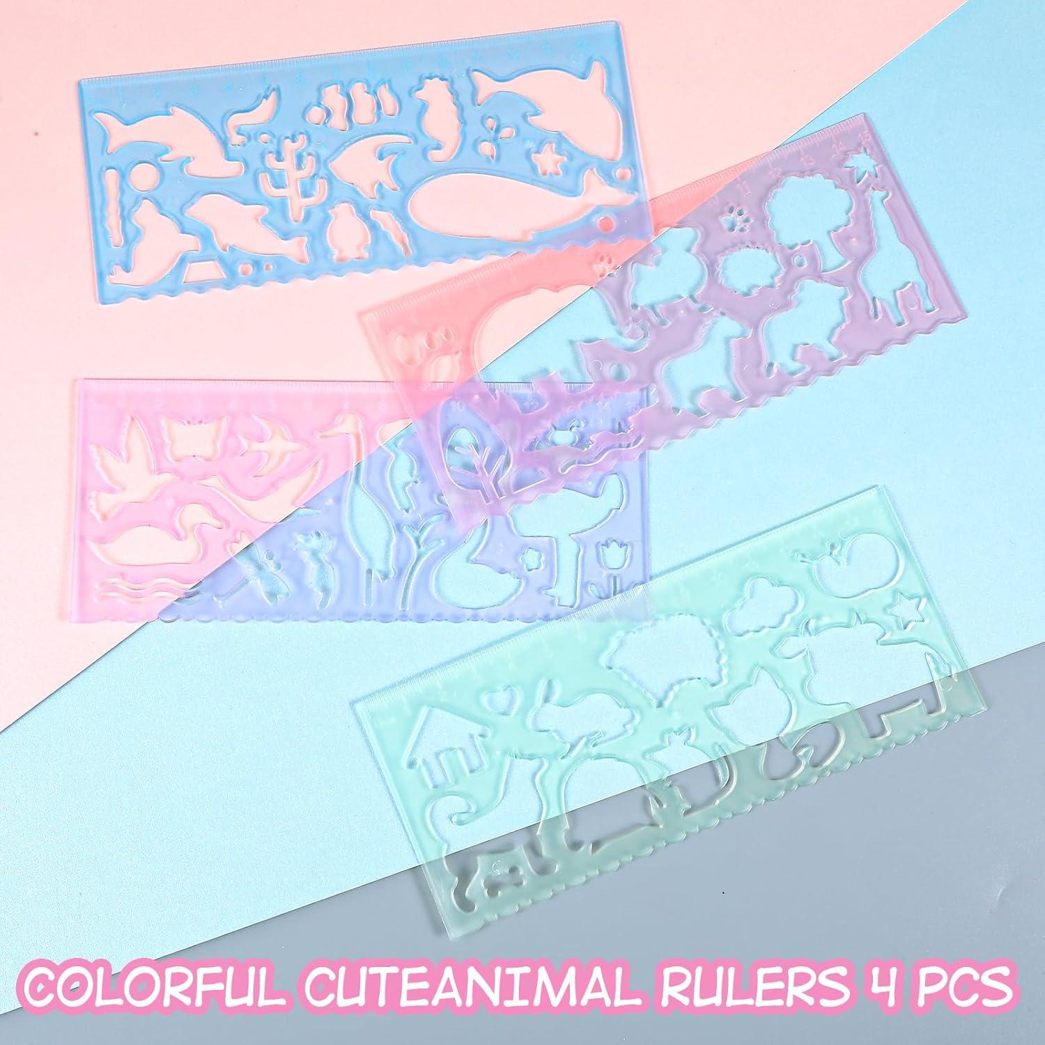 4 Plantillas de Dibujo para Niños Ymapinc - Animales Coloridos