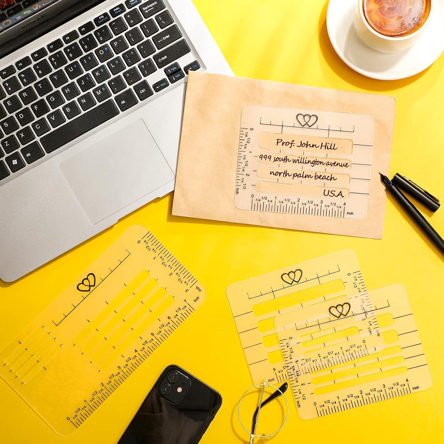 Paquete de 5 Plantillas de Caligrafía Teling para Journaling