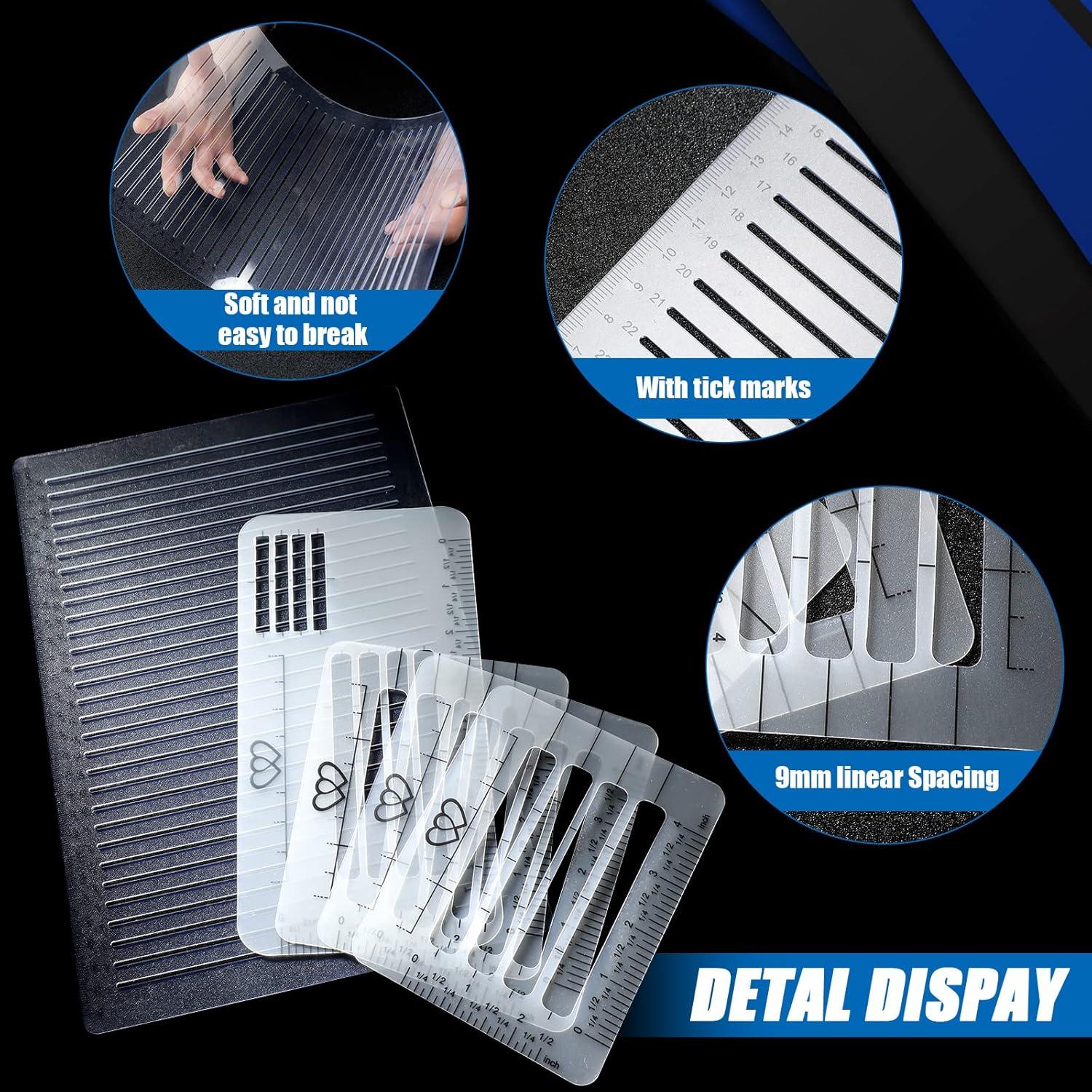 Paquete de 5 Plantillas de Caligrafía Teling para Journaling