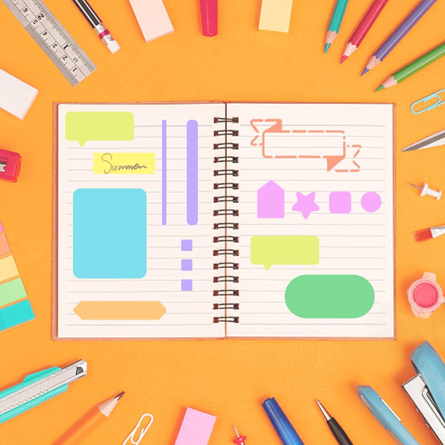 Plantilla de Metal INFUNLY para Dibujo y Scrapbooking 17.7x10.1cm