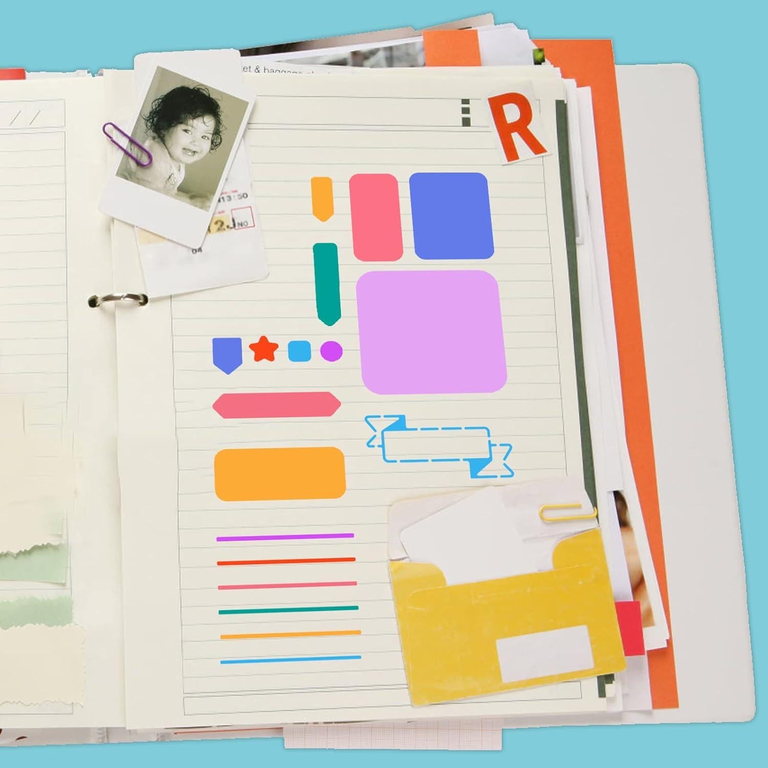 Plantilla de Metal INFUNLY para Dibujo y Scrapbooking 17.7x10.1cm