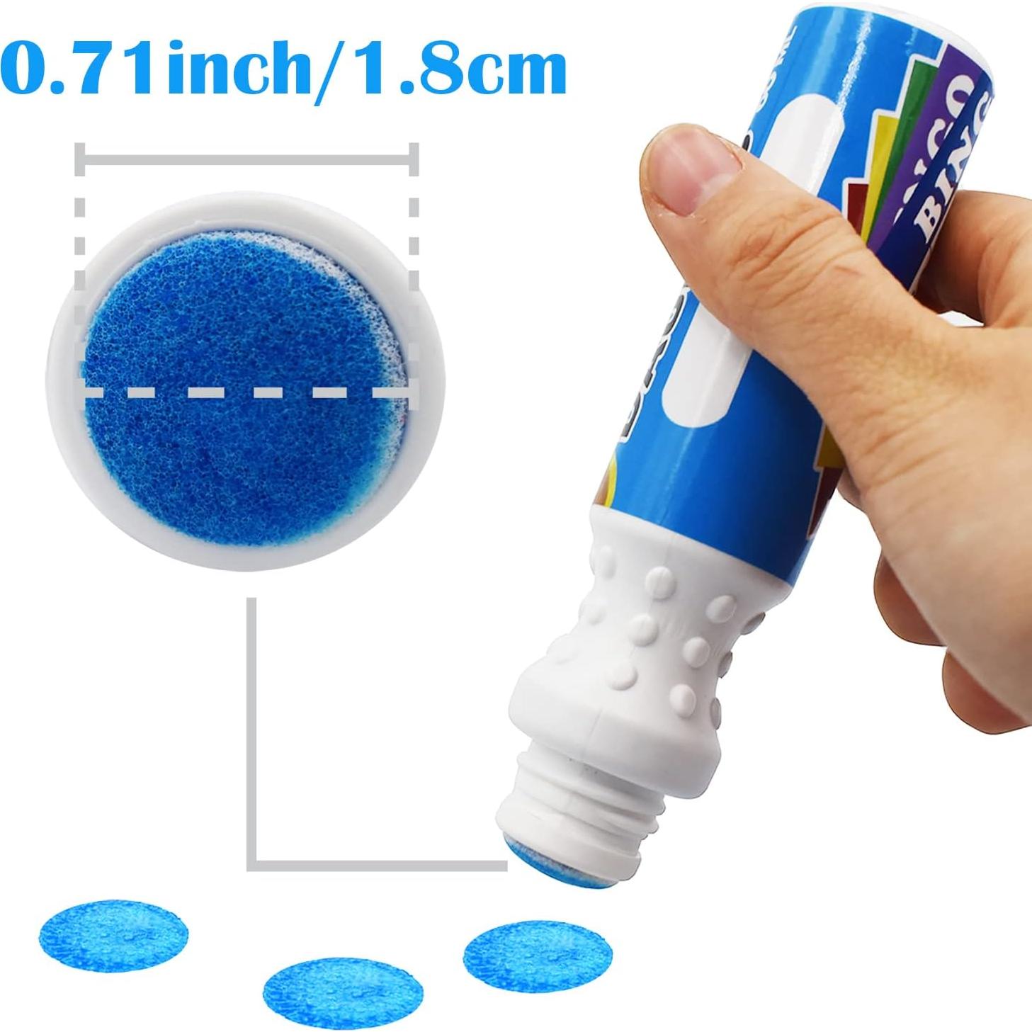 Marcadores de Puntos Yuanhe Bingo - Set de 12 Colores