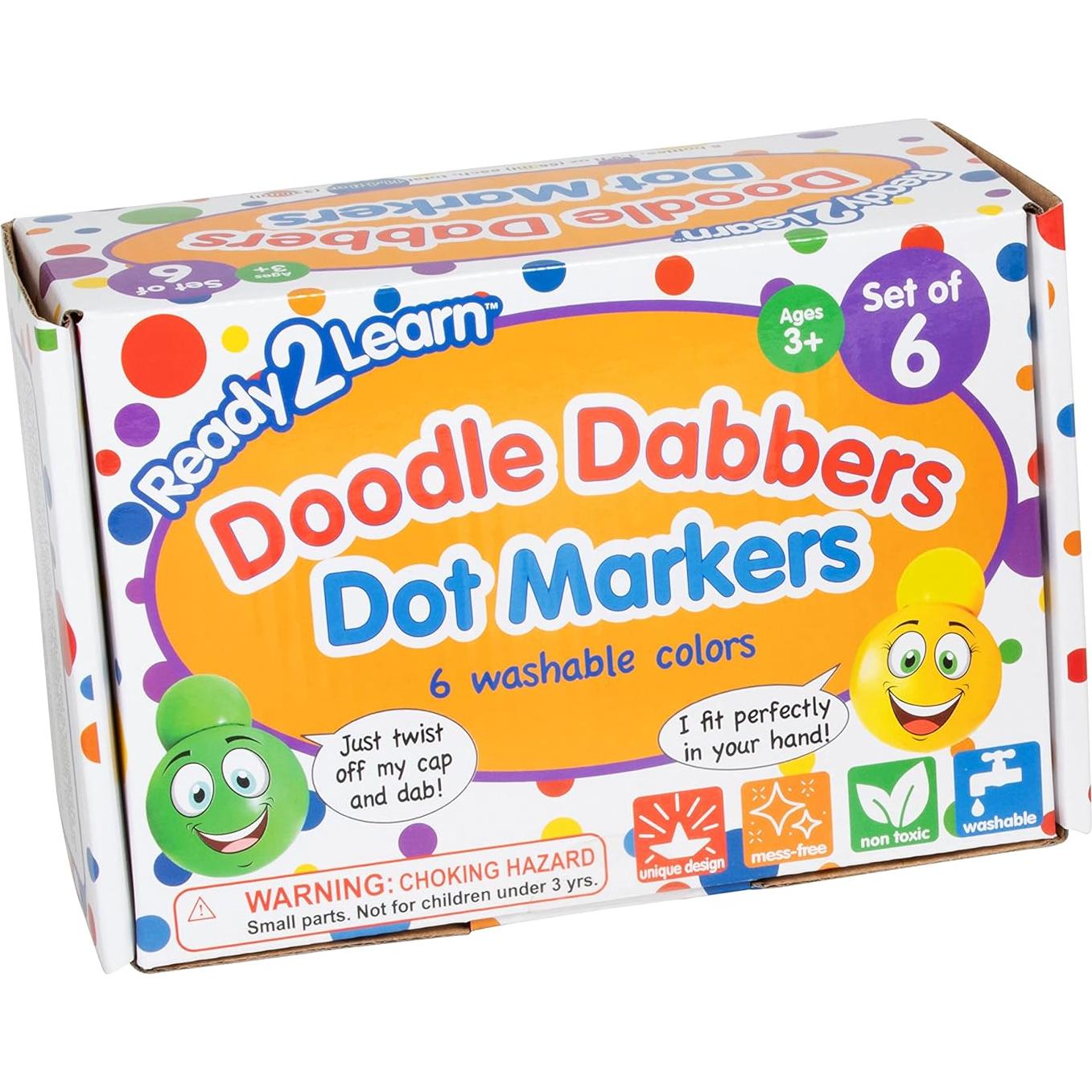 Set de 6 Marcadores de Puntos Lavables Learning Advantage