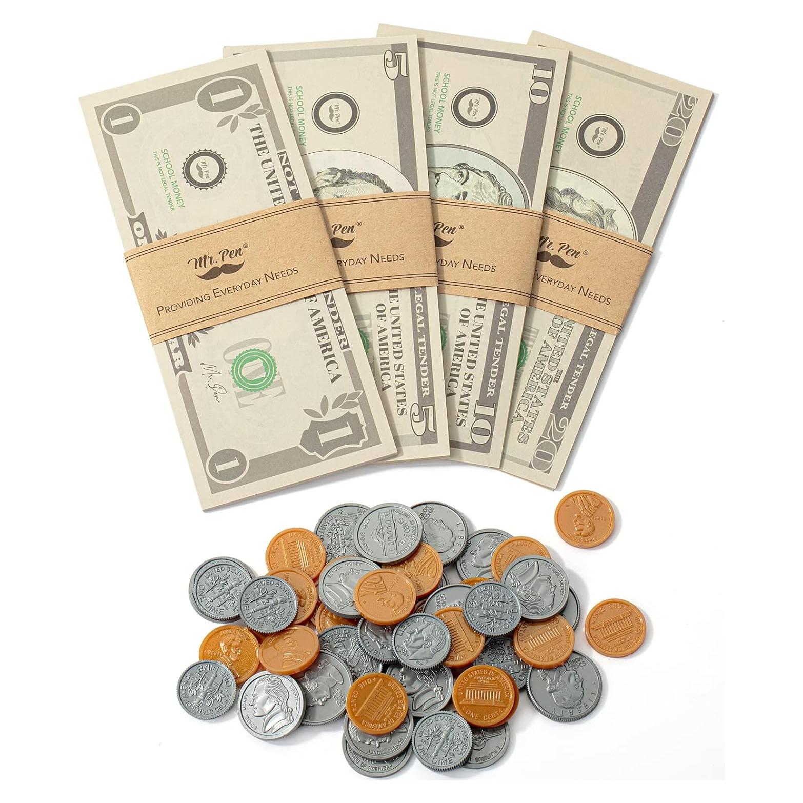 Dinero de Juguete Mr. Pen 150 Piezas para Niños 3+