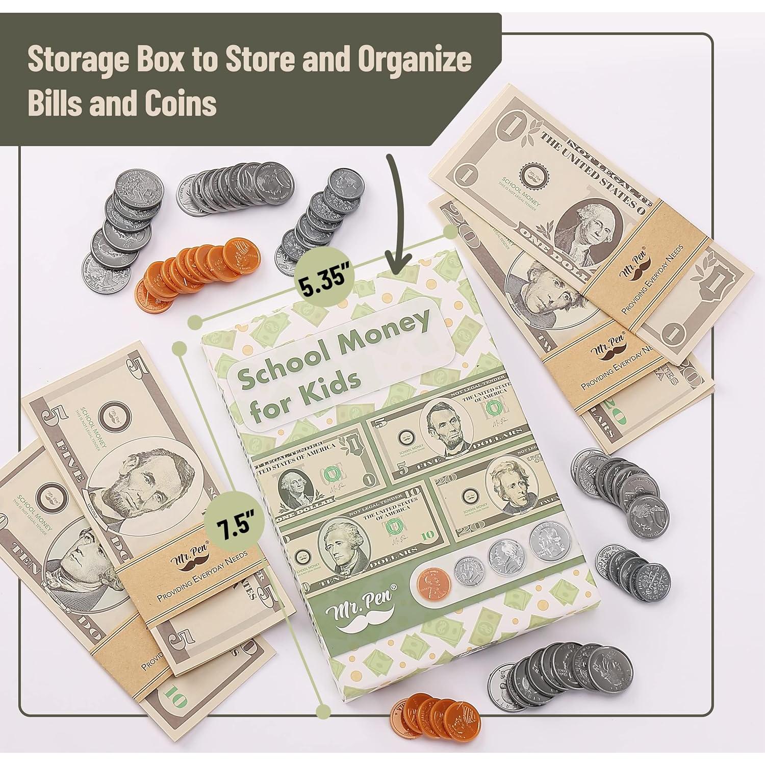 Dinero de Juguete Mr. Pen 150 Piezas para Niños 3+