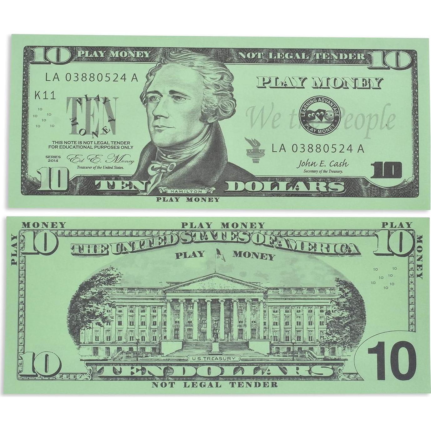 Set de Billetes de Juego Learning Advantage - 105 Billetes