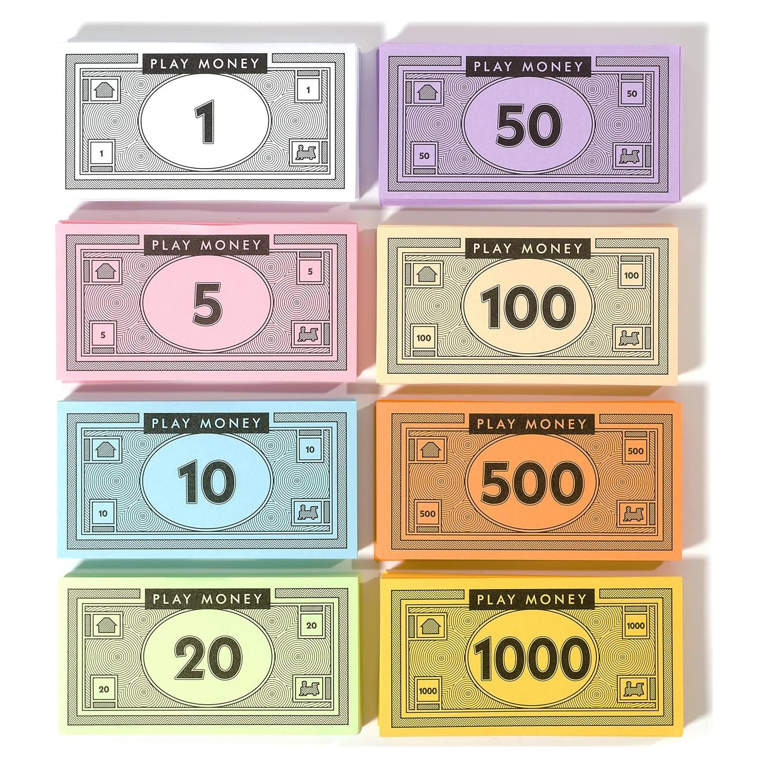 Dinero de Juego Apostrophe Games - 520 Piezas Falsas
