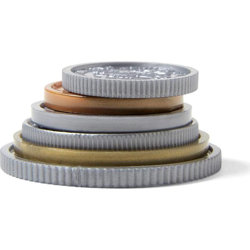 Juego de Monedas Falsas hand2mind - 768 Piezas de Plástico