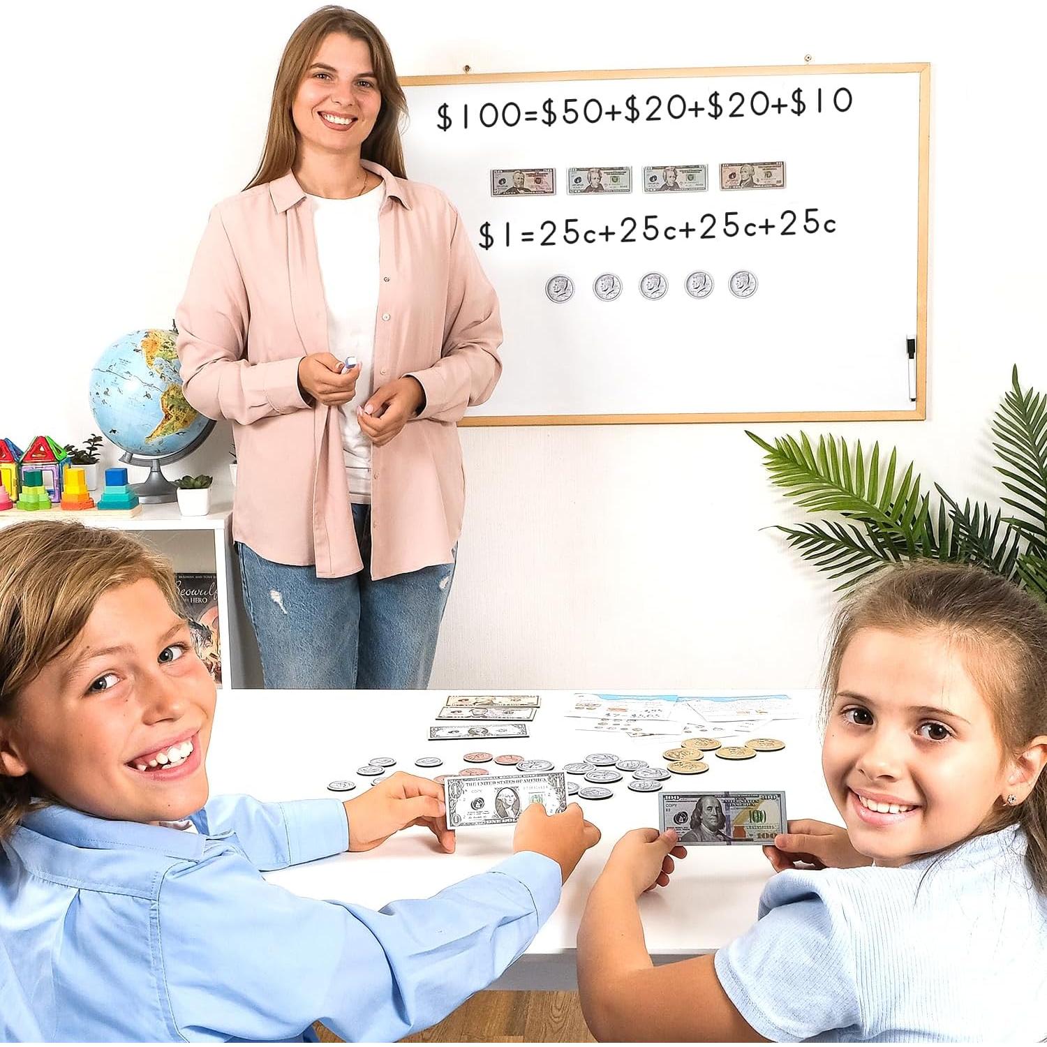 Juego de Dinero Magnético Simple Magic 67 PCS para Niños