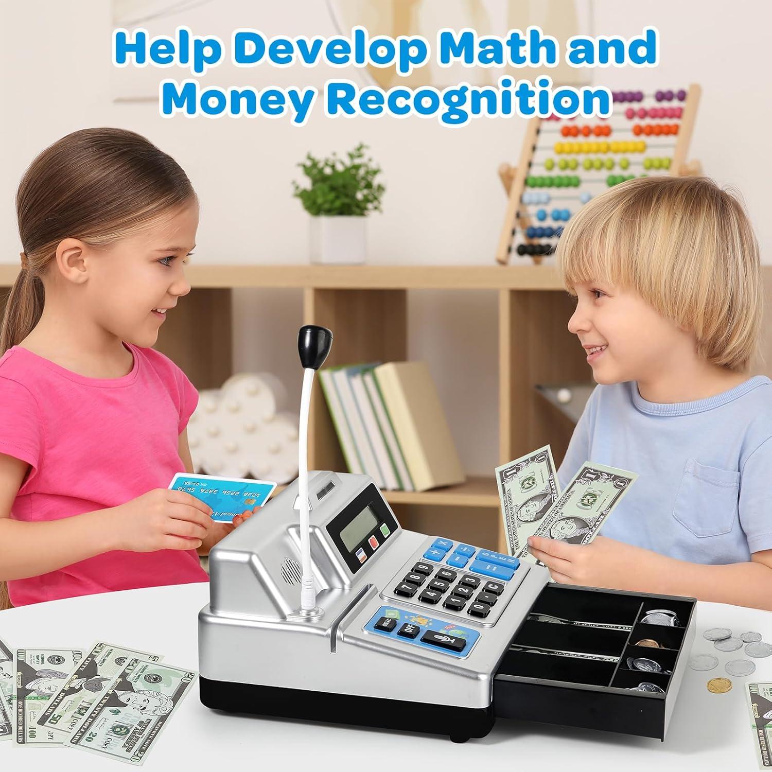 Registradora de Juguete Shantou 103 Piezas con Micrófono