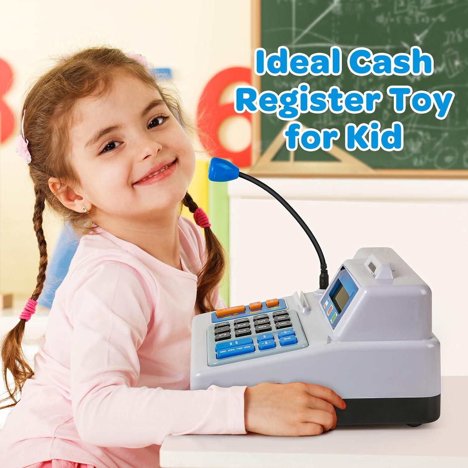 Registradora de Efectivo Juguete Shantou 103 Piezas con Micrófono