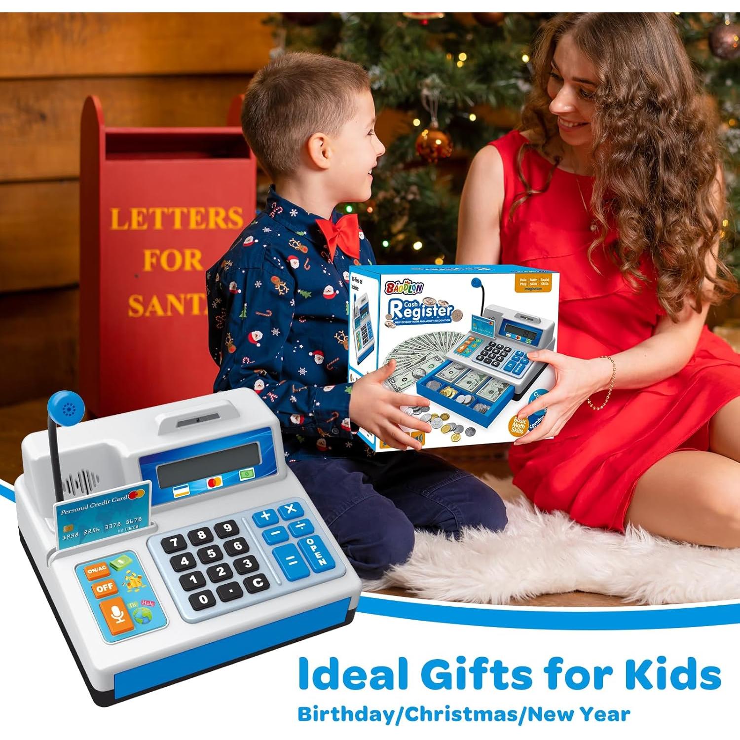 Registradora de Efectivo Juguete Shantou 103 Piezas con Micrófono