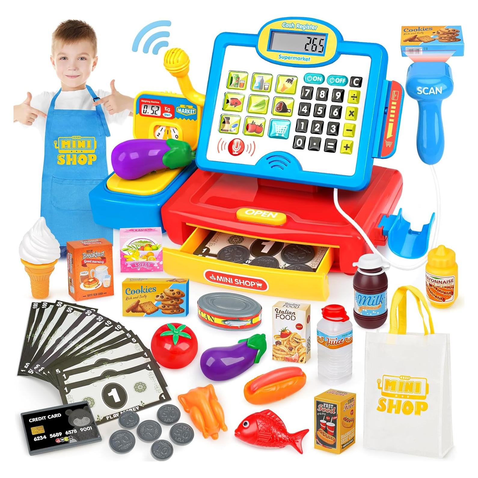 Caja Registradora Juguete Dreamon con Calculadora y Accesorios