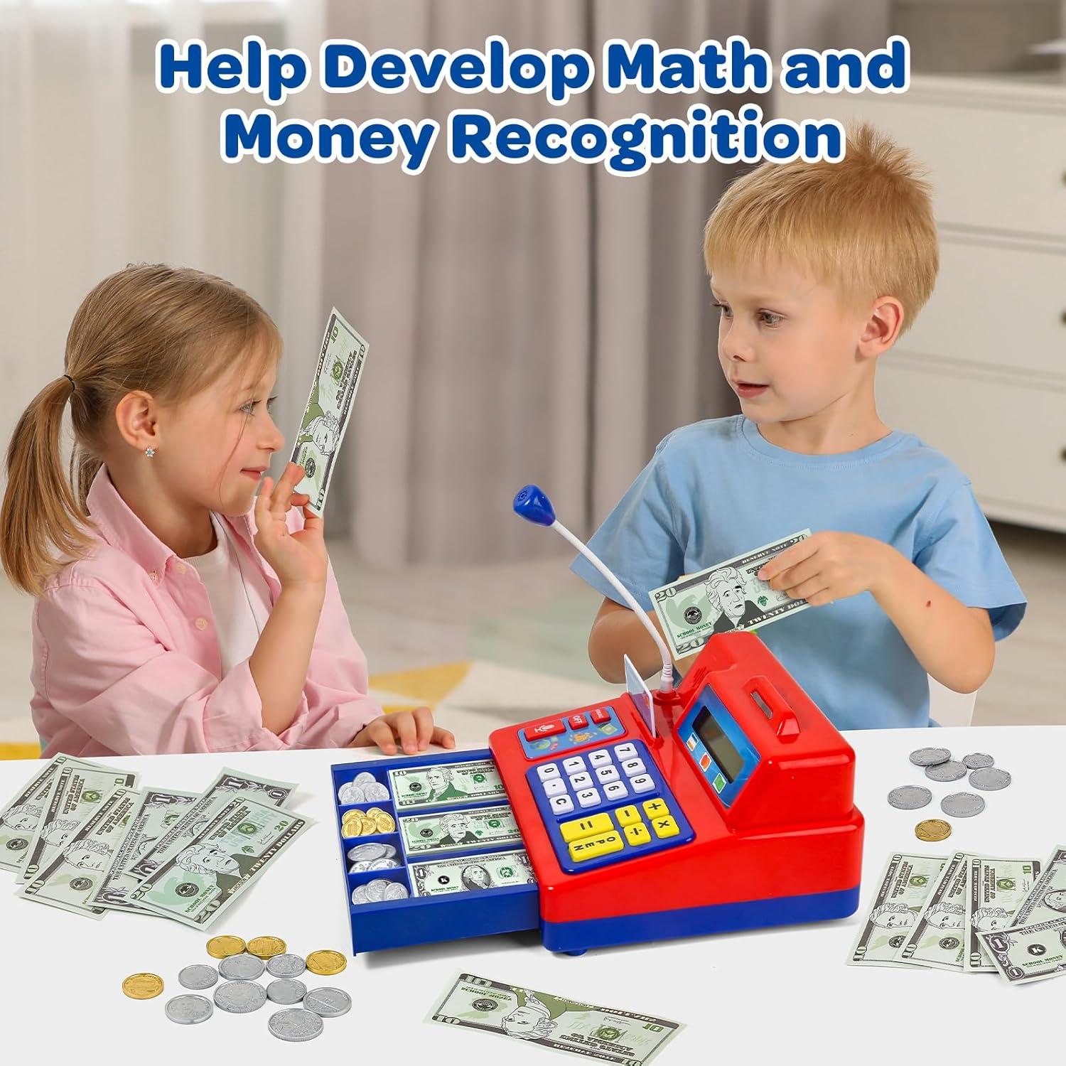 Caja Registradora Juguete Shantou 103 Piezas para Niños 3-8 Años