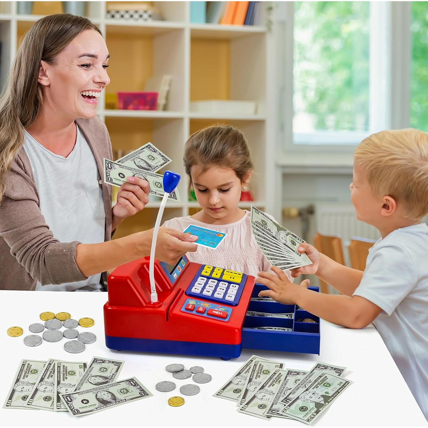 Caja Registradora Juguete Shantou 103 Piezas para Niños 3-8 Años