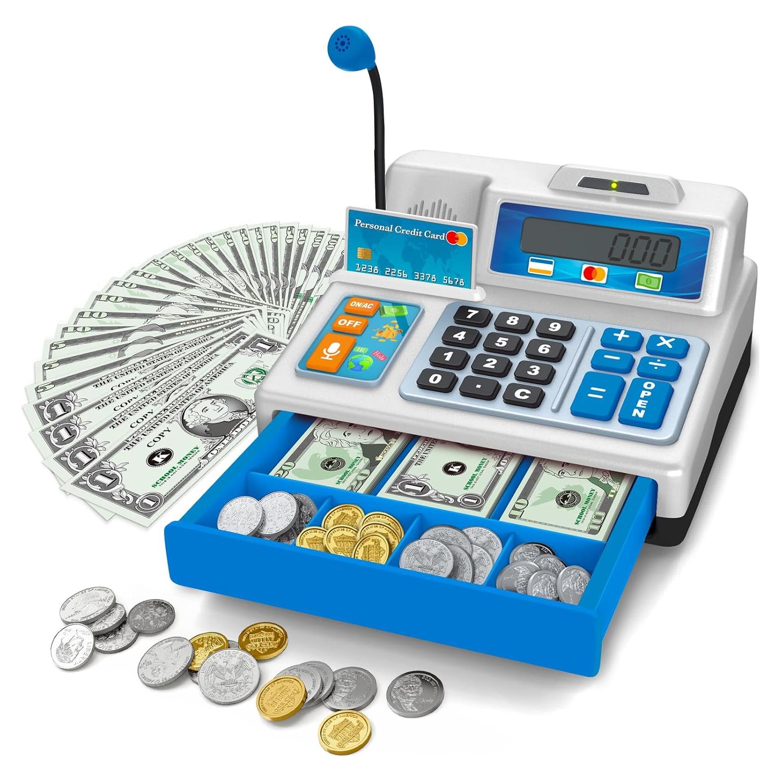 Caja Registradora Juguete Shantou 103 Pcs con Micrófono