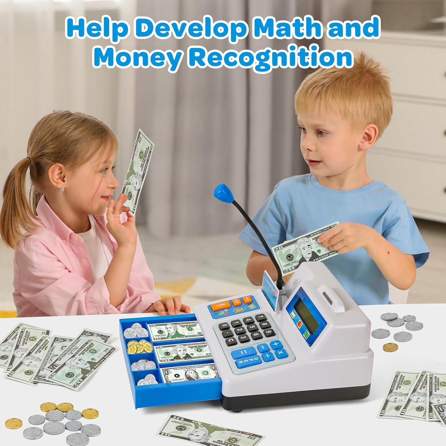 Caja Registradora Juguete Shantou 103 Pcs con Micrófono