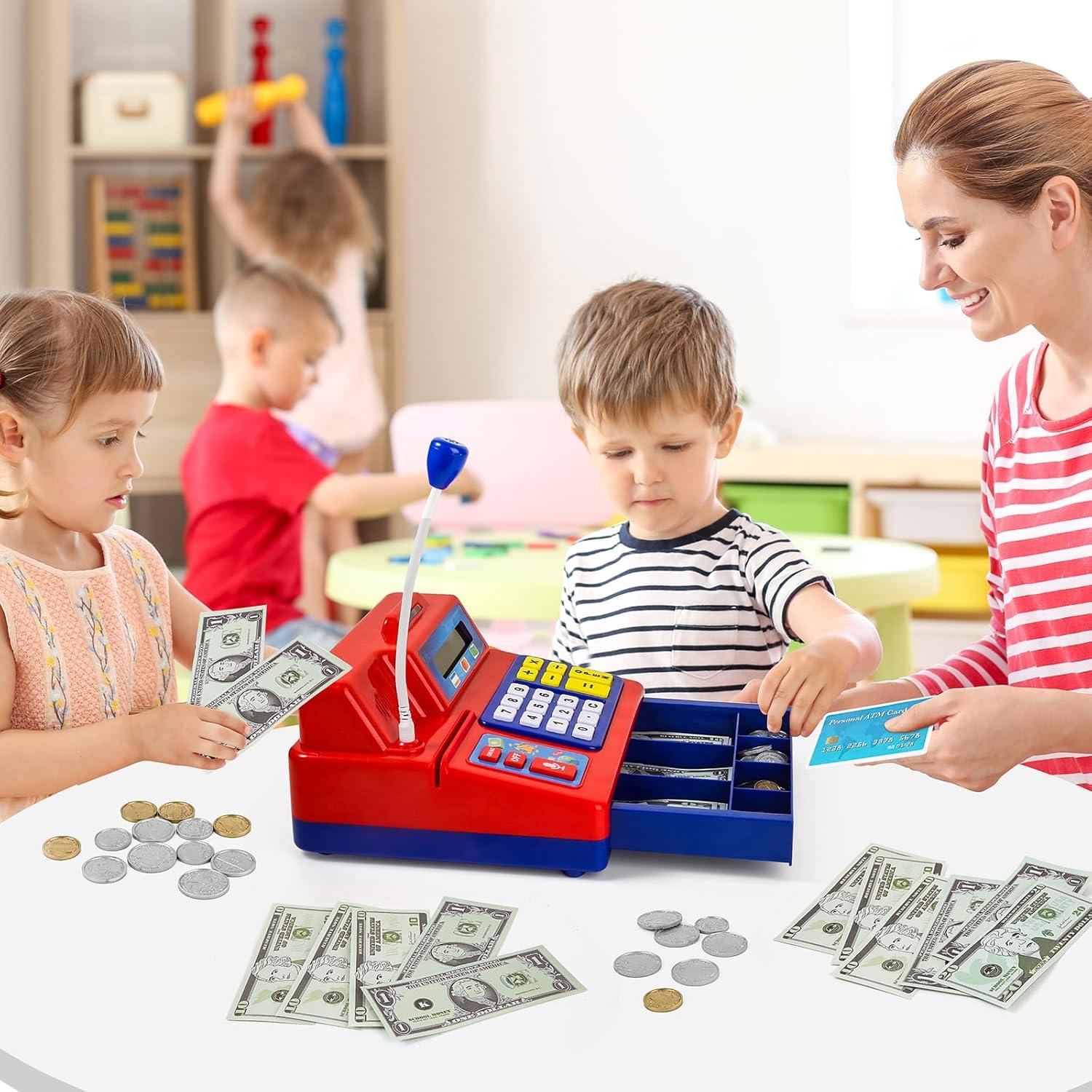 Registradora de Juguete Shantou - 73 Piezas, Matemáticas 3-12 Años