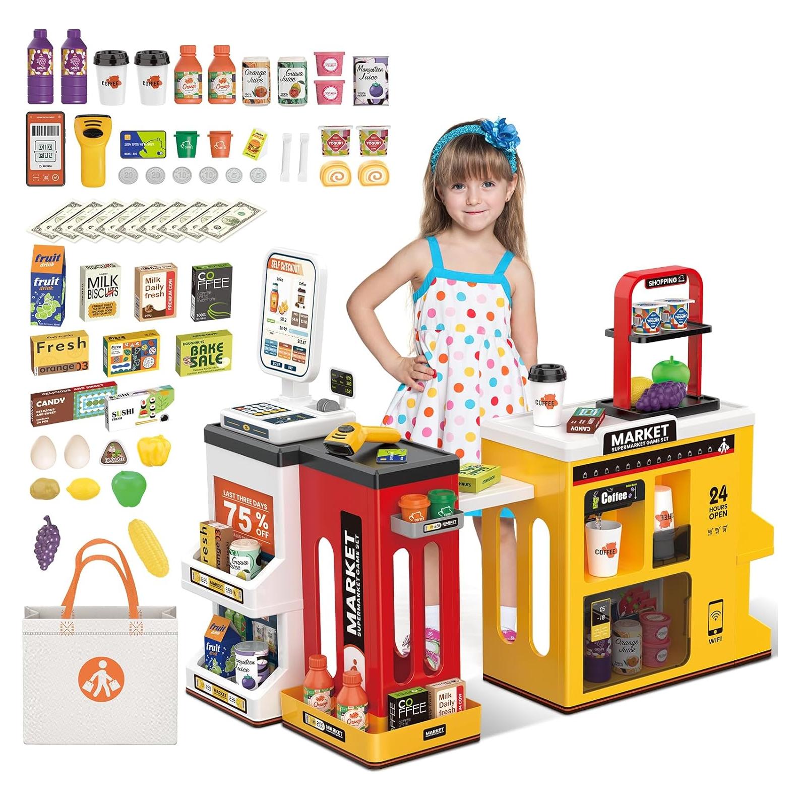 Juego de Imaginación Tienda de Abarrotes deAO con Caja Registradora