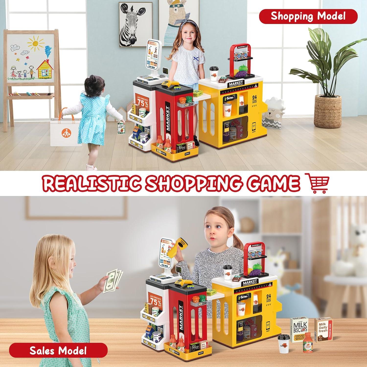 Juego de Imaginación Tienda de Abarrotes deAO con Caja Registradora