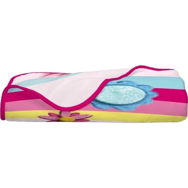 Manta Franco Trolls 2 Micro Raschel 157x229 cm Rosa