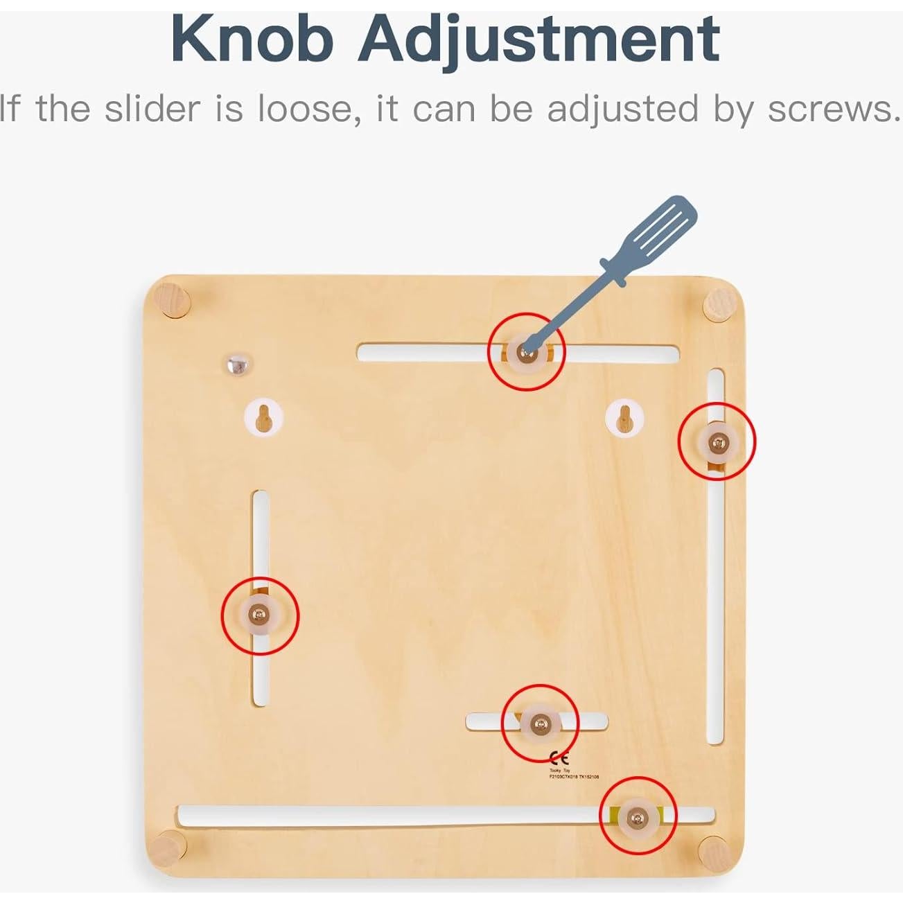 Calendario Diario Educativo de Madera TOOKYLAND 29.5x29.5 cm