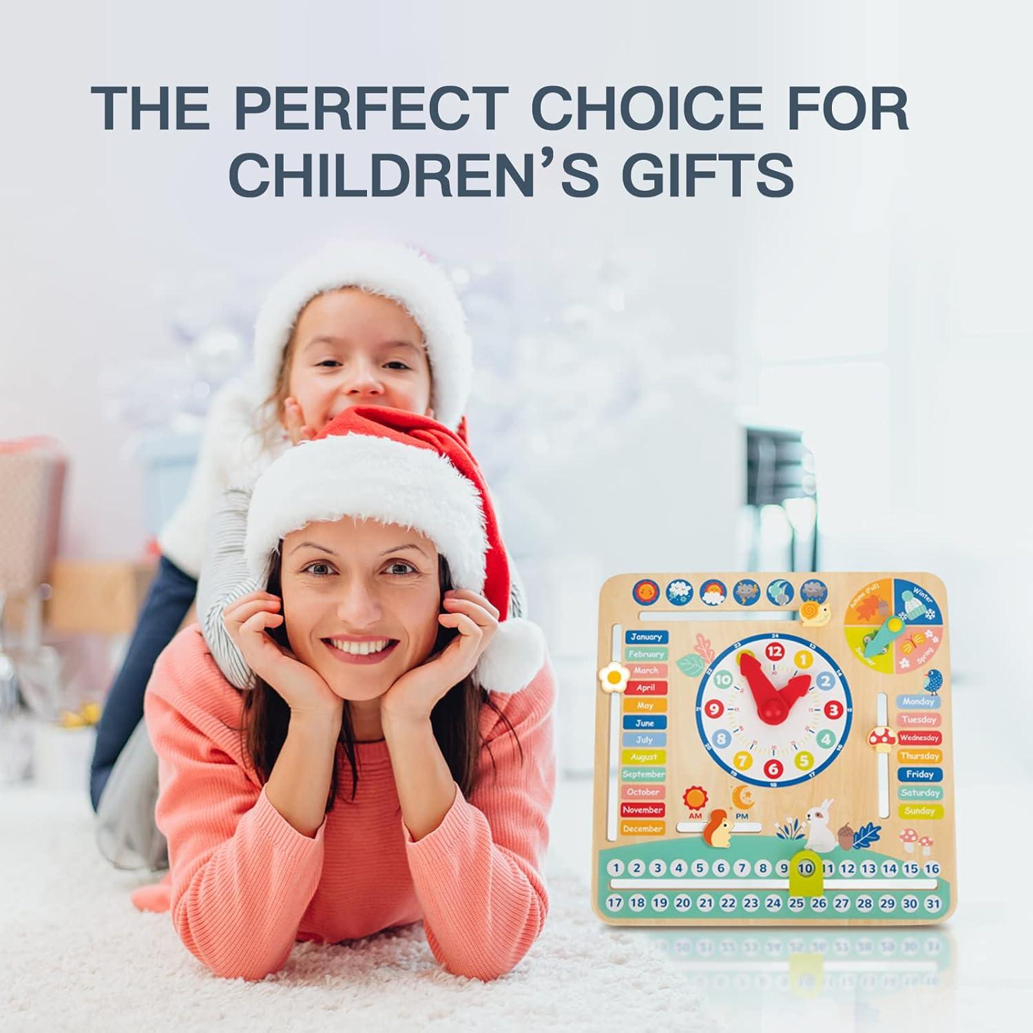 Calendario Diario Educativo de Madera TOOKYLAND 29.5x29.5 cm